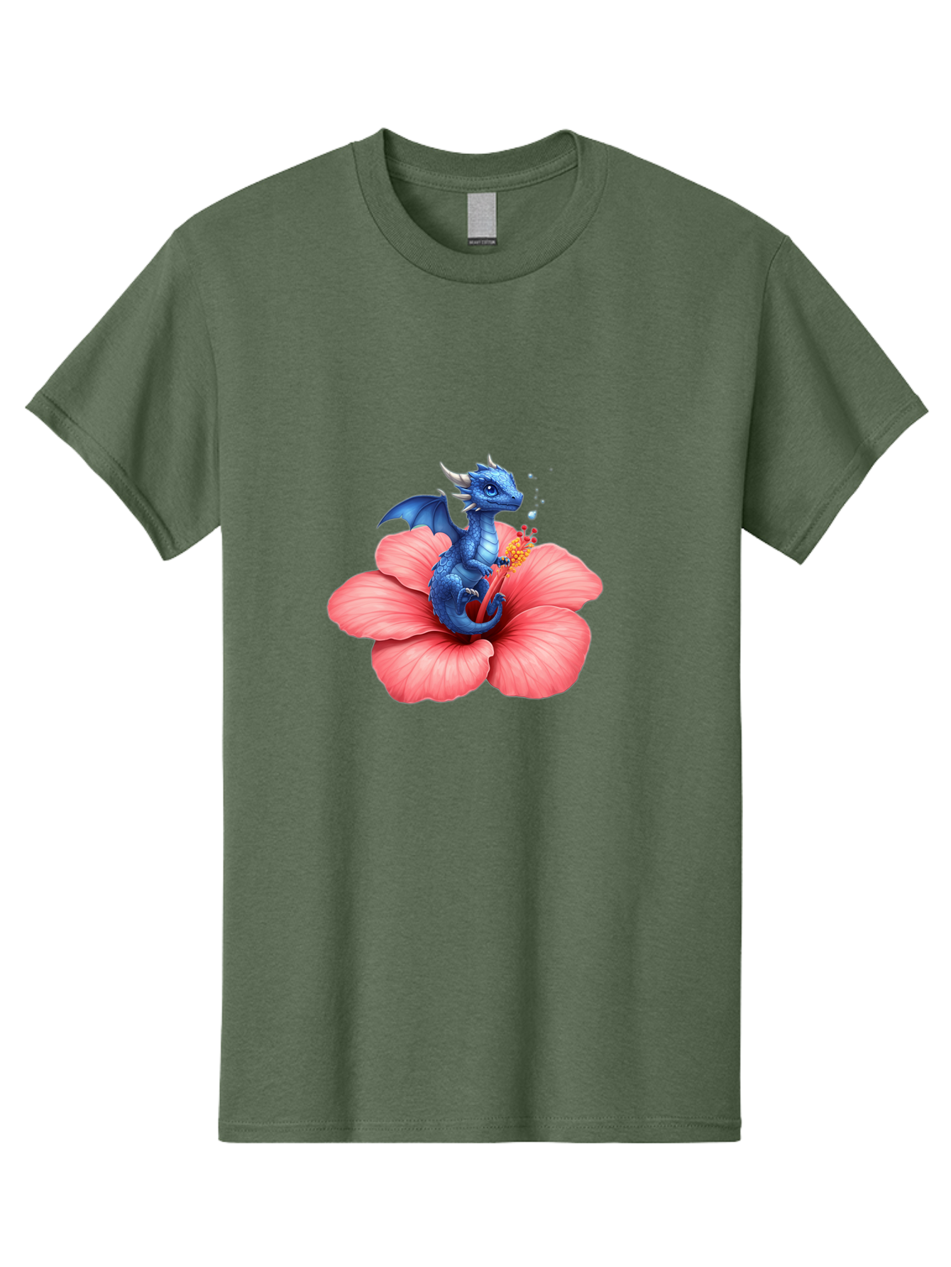 Blue-Dragon-On-Hibiscus-Flower Men'S Graphic Tee, 100% Cotton, Comfortable Casual Summer Wear, Machine Washable, Vintage Camera, Old Camera, Antique Camera, Black Camera, Classic Photography, Photography Equipment, Nostalgic Device, Bak079