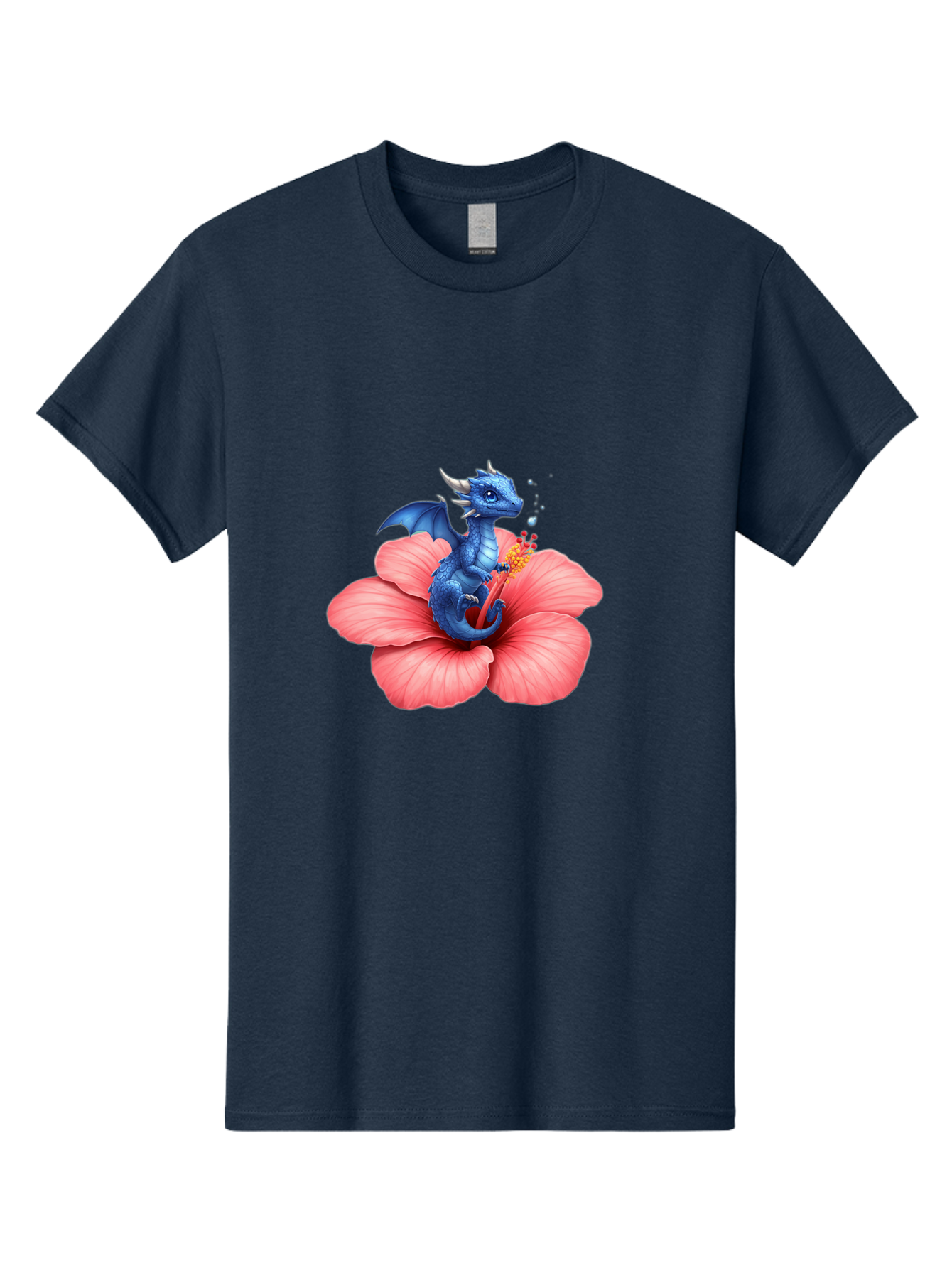 Blue-Dragon-On-Hibiscus-Flower Men'S Graphic Tee, 100% Cotton, Comfortable Casual Summer Wear, Machine Washable, Vintage Camera, Old Camera, Antique Camera, Black Camera, Classic Photography, Photography Equipment, Nostalgic Device, Bak079