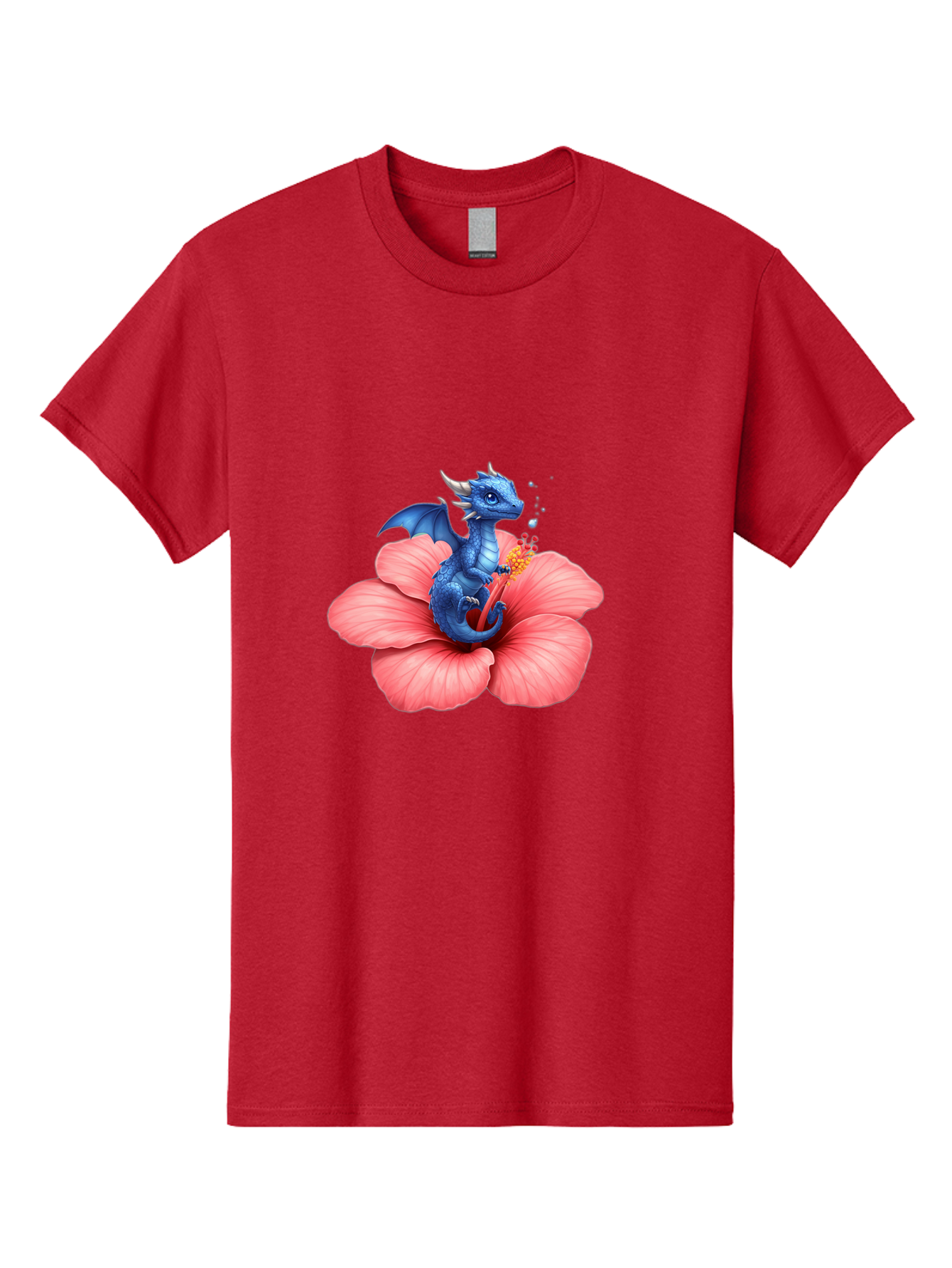 Blue-Dragon-On-Hibiscus-Flower Men'S Graphic Tee, 100% Cotton, Comfortable Casual Summer Wear, Machine Washable, Vintage Camera, Old Camera, Antique Camera, Black Camera, Classic Photography, Photography Equipment, Nostalgic Device, Bak079