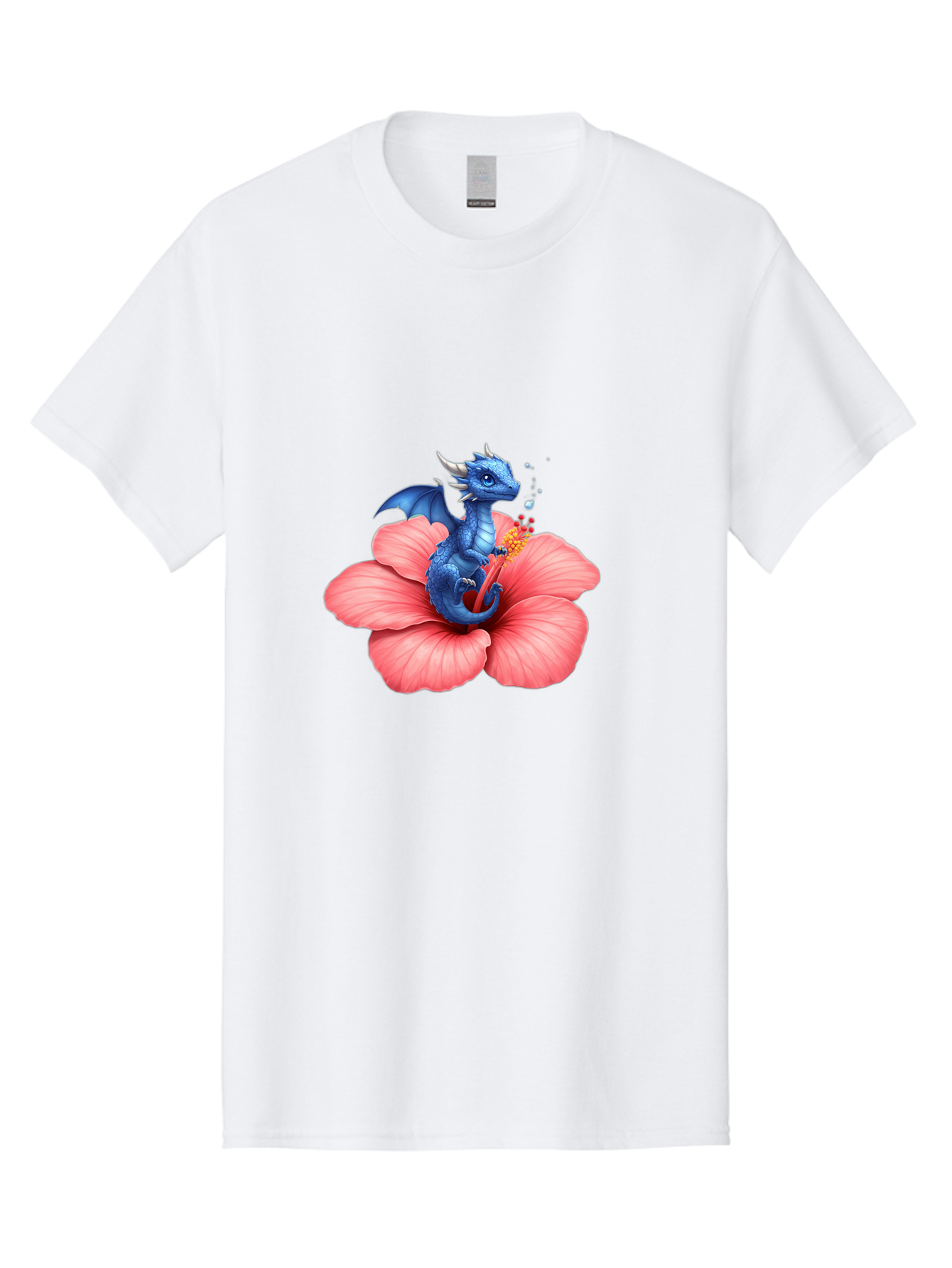 Blue-Dragon-On-Hibiscus-Flower Men'S Graphic Tee, 100% Cotton, Comfortable Casual Summer Wear, Machine Washable, Vintage Camera, Old Camera, Antique Camera, Black Camera, Classic Photography, Photography Equipment, Nostalgic Device, Bak079