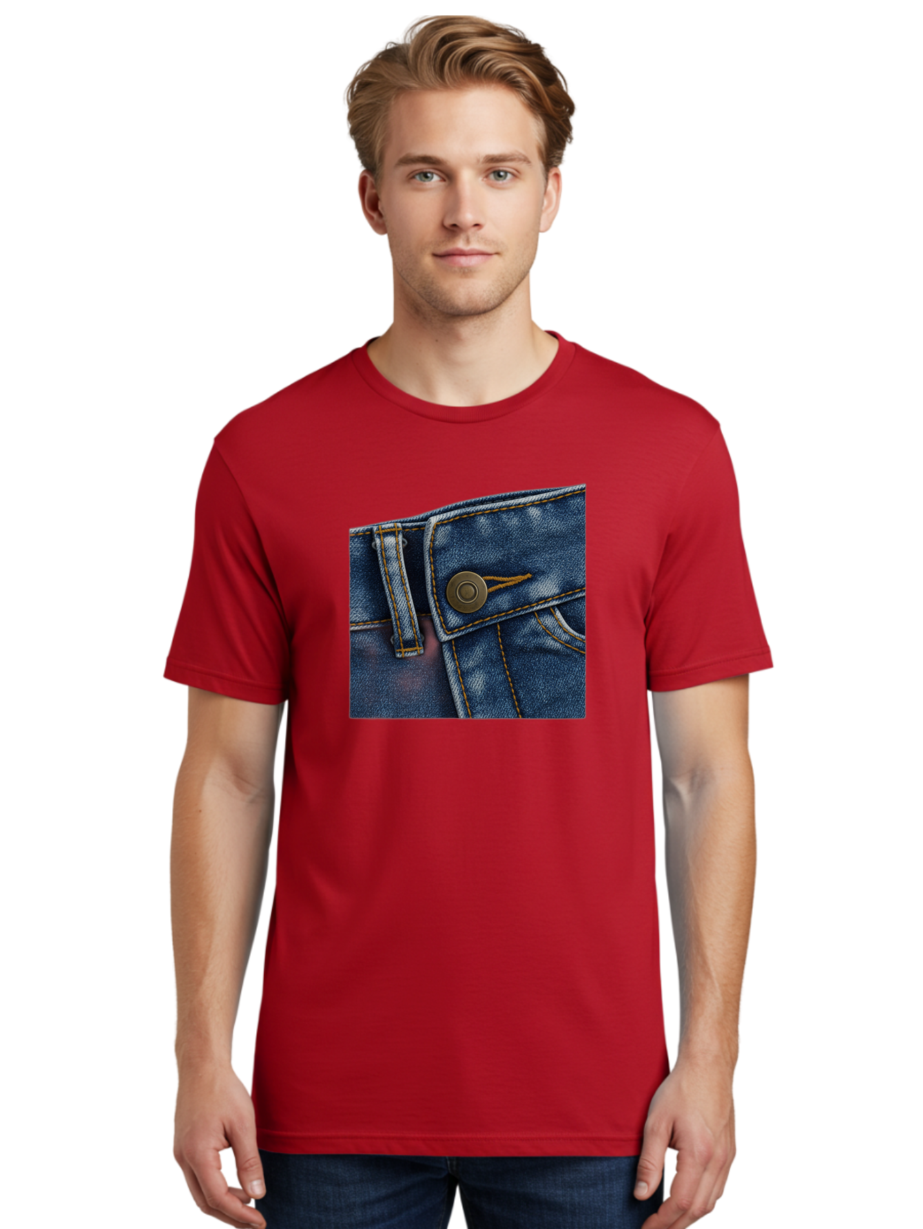 Blue-Jeans Men'S Graphic Tee, 100% Cotton, Comfortable Casual Summer Wear, Machine Washable, Vintage Camera, Old Camera, Antique Camera, Black Camera, Classic Photography, Photography Equipment, Nostalgic Device, Film Camera, Camera Art Bak081