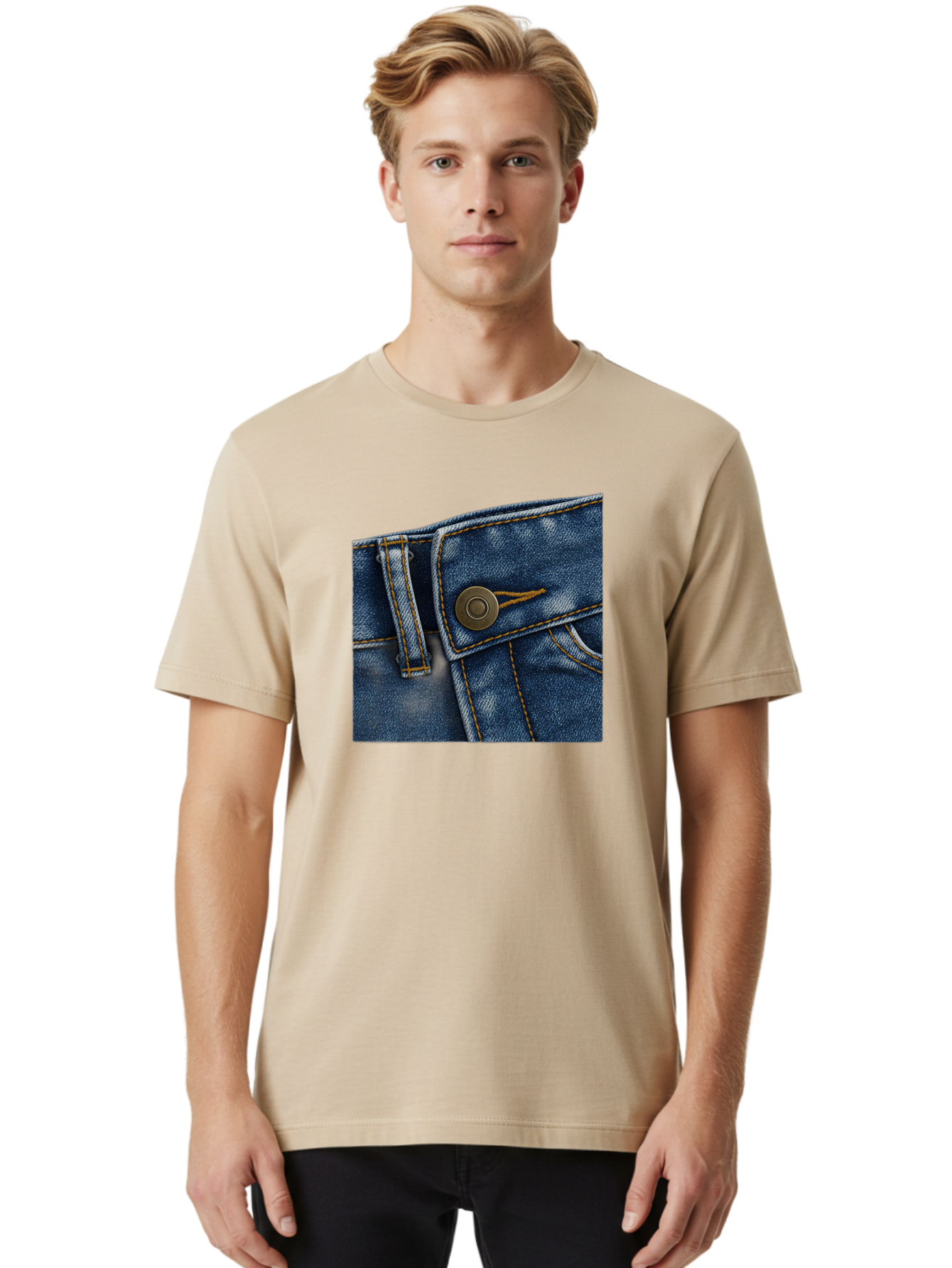 Blue-Jeans Men'S Graphic Tee, 100% Cotton, Comfortable Casual Summer Wear, Machine Washable, Vintage Camera, Old Camera, Antique Camera, Black Camera, Classic Photography, Photography Equipment, Nostalgic Device, Film Camera, Camera Art Bak081