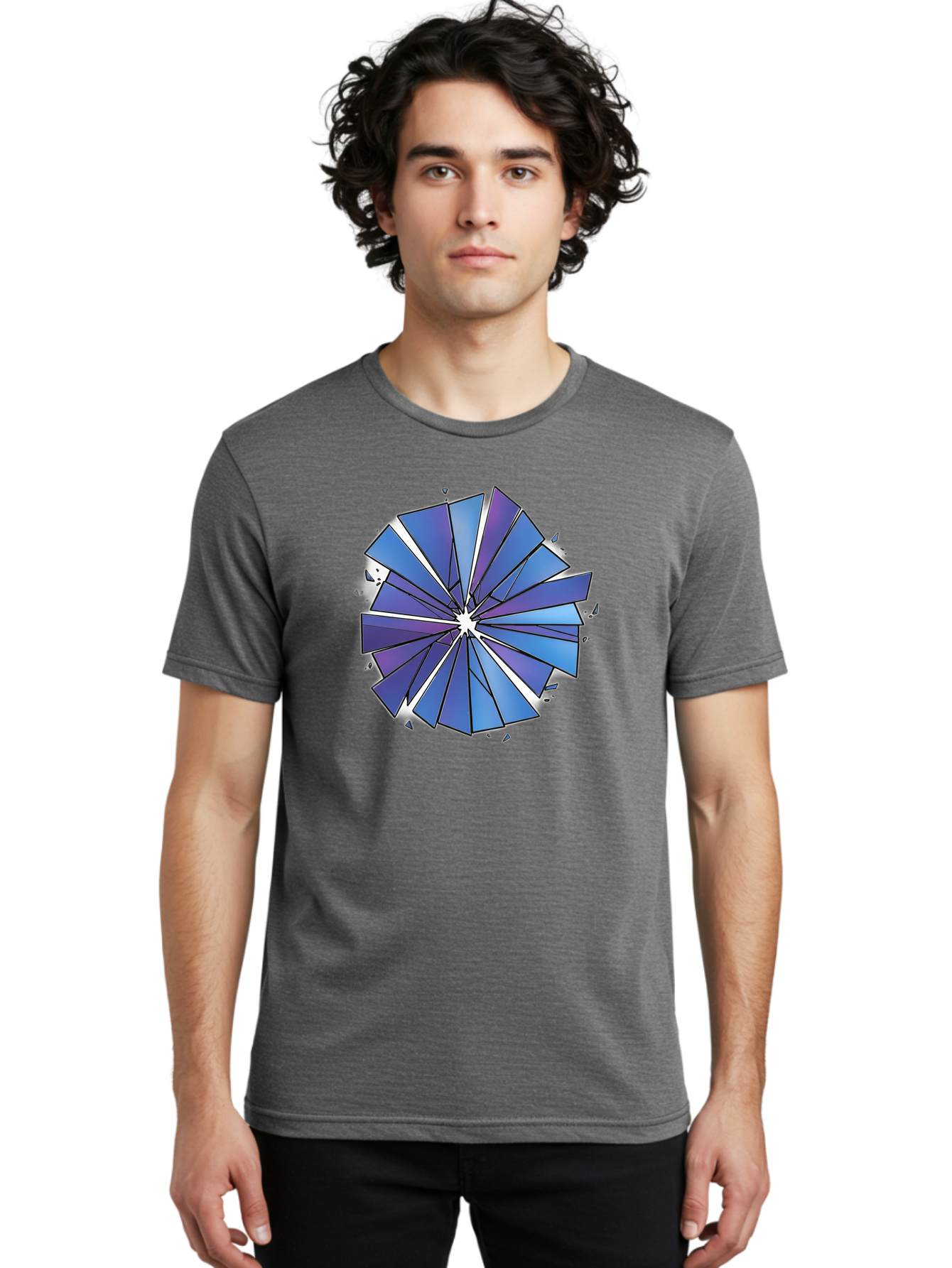 Blue-Pinwheel Men'S Graphic Tee, 100% Cotton, Comfortable Casual Summer Wear, Machine Washable, Vintage Camera, Old Camera, Antique Camera, Black Camera, Classic Photography, Photography Equipment, Nostalgic Device, Film Camera, Camera Art Bak082