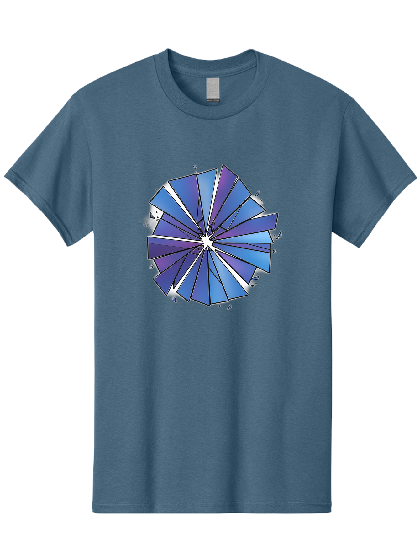 Blue-Pinwheel Men'S Graphic Tee, 100% Cotton, Comfortable Casual Summer Wear, Machine Washable, Vintage Camera, Old Camera, Antique Camera, Black Camera, Classic Photography, Photography Equipment, Nostalgic Device, Film Camera, Camera Art Bak082