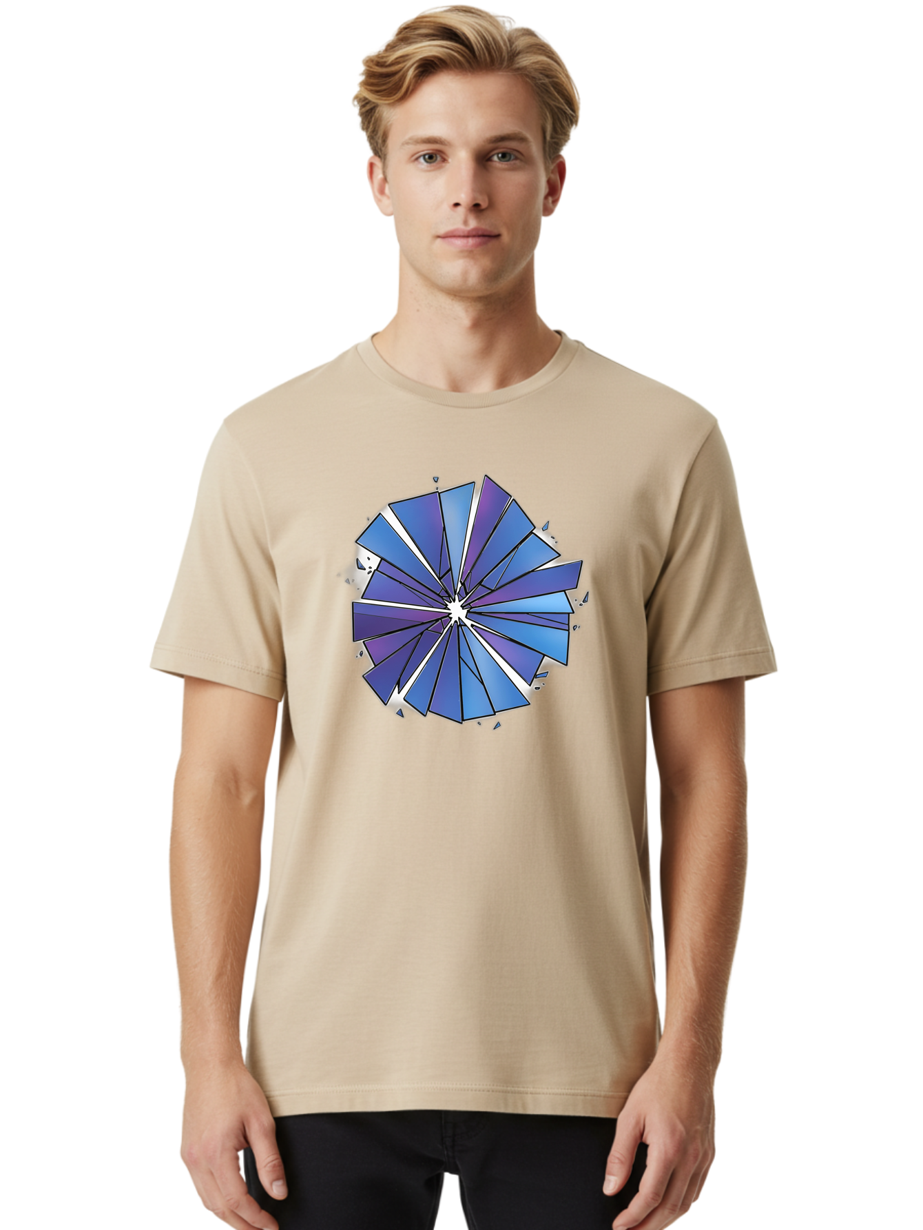 Blue-Pinwheel Men'S Graphic Tee, 100% Cotton, Comfortable Casual Summer Wear, Machine Washable, Vintage Camera, Old Camera, Antique Camera, Black Camera, Classic Photography, Photography Equipment, Nostalgic Device, Film Camera, Camera Art Bak082