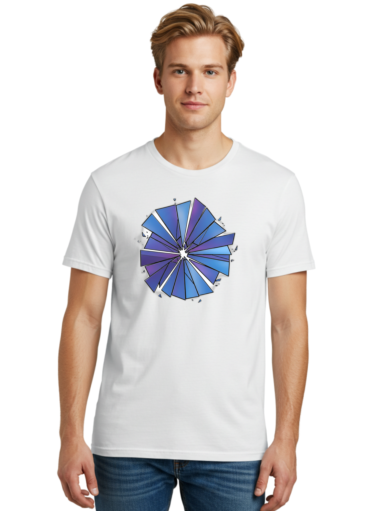 Blue-Pinwheel Men'S Graphic Tee, 100% Cotton, Comfortable Casual Summer Wear, Machine Washable, Vintage Camera, Old Camera, Antique Camera, Black Camera, Classic Photography, Photography Equipment, Nostalgic Device, Film Camera, Camera Art Bak082