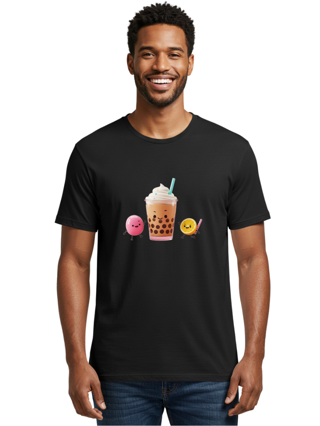 Boba-Drink Men'S Graphic Tee, 100% Cotton, Comfortable Casual Summer Wear, Machine Washable, Vintage Camera, Old Camera, Antique Camera, Black Camera, Classic Photography, Photography Equipment, Nostalgic Device, Film Camera, Camera Art Bak084