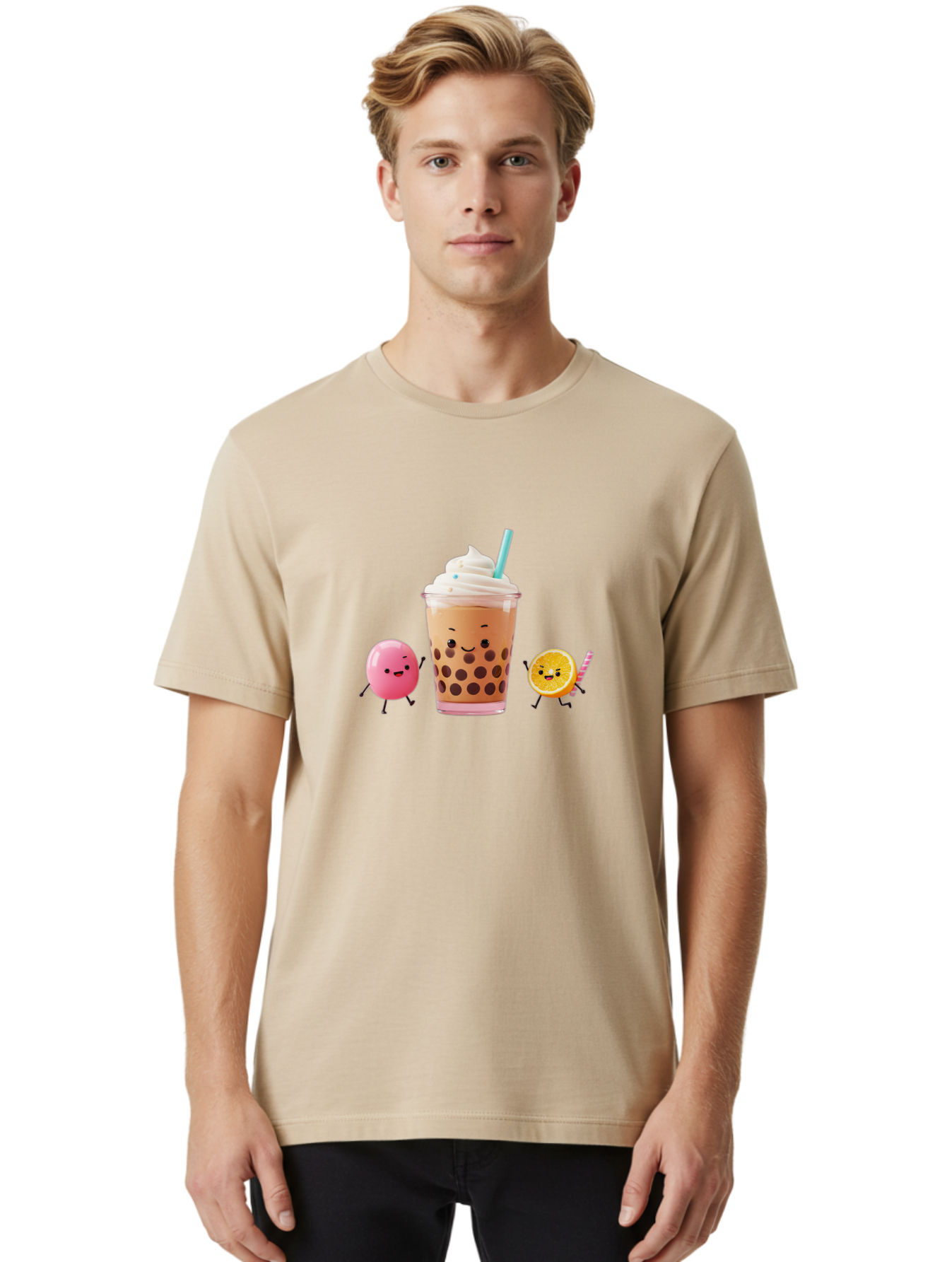 Boba-Drink Men'S Graphic Tee, 100% Cotton, Comfortable Casual Summer Wear, Machine Washable, Vintage Camera, Old Camera, Antique Camera, Black Camera, Classic Photography, Photography Equipment, Nostalgic Device, Film Camera, Camera Art Bak084