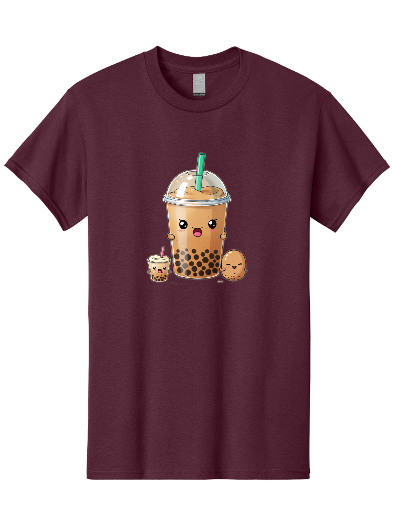Boba-Tea-1 Men'S Graphic Tee, 100% Cotton, Comfortable Casual Summer Wear, Machine Washable, Vintage Camera, Old Camera, Antique Camera, Black Camera, Classic Photography, Photography Equipment, Nostalgic Device, Film Camera, Camera Art Bak085