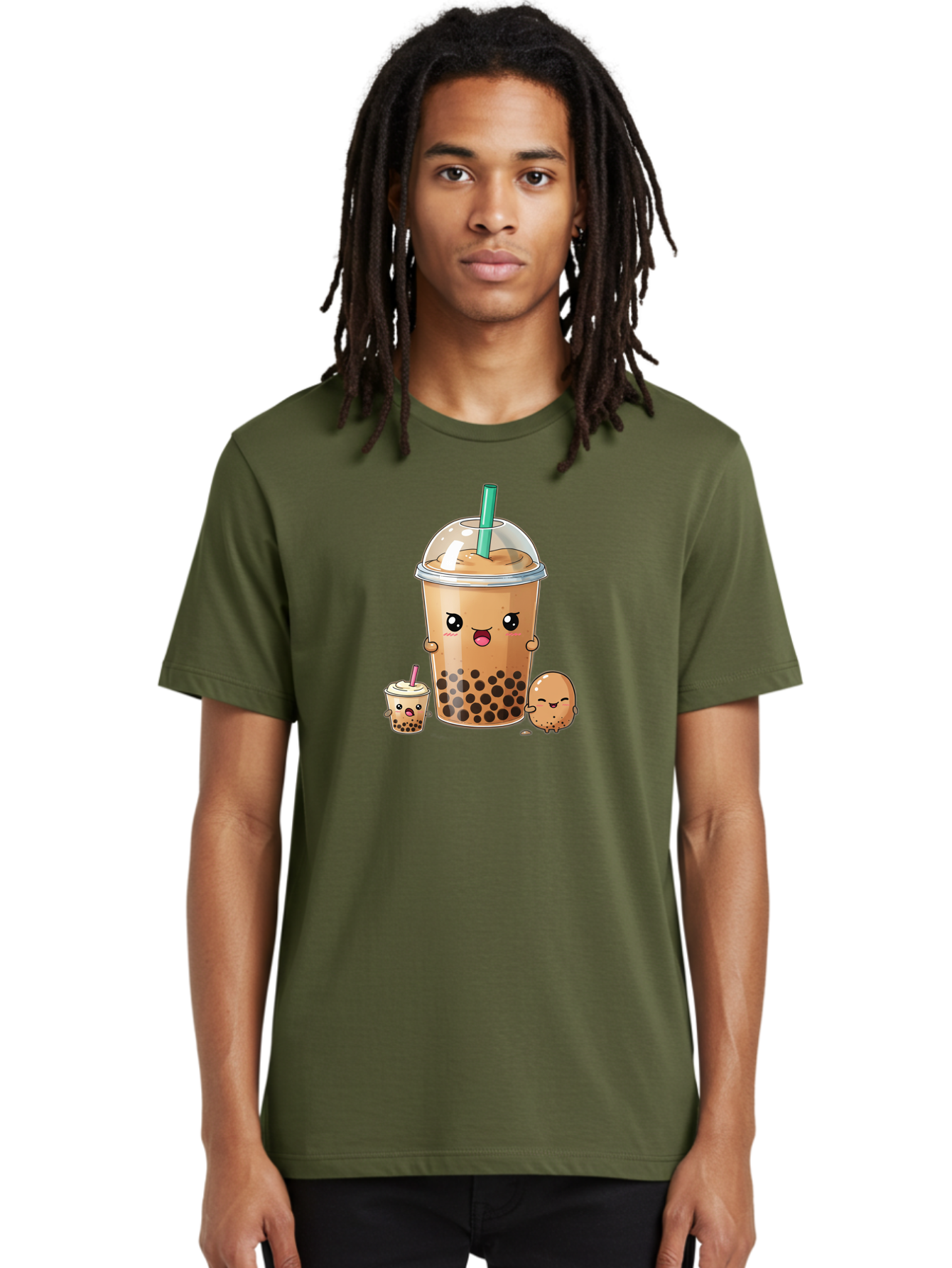 Boba-Tea-1 Men'S Graphic Tee, 100% Cotton, Comfortable Casual Summer Wear, Machine Washable, Vintage Camera, Old Camera, Antique Camera, Black Camera, Classic Photography, Photography Equipment, Nostalgic Device, Film Camera, Camera Art Bak085