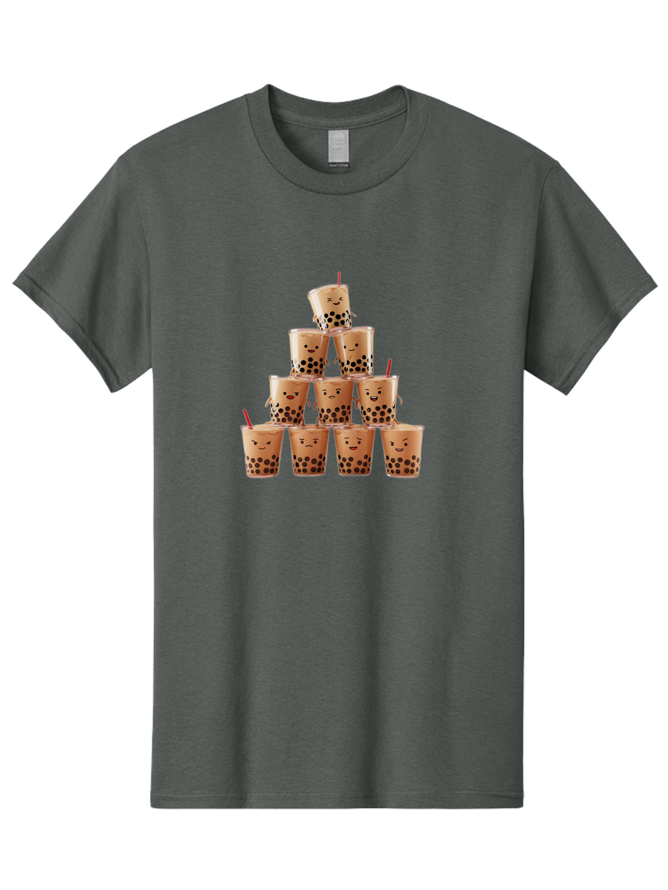 Boba-Tea-Pyramid Men'S Graphic Tee, 100% Cotton, Comfortable Casual Summer Wear, Machine Washable, Vintage Camera, Old Camera, Antique Camera, Black Camera, Classic Photography, Photography Equipment, Nostalgic Device, Film Camera, Camera Art Bak086