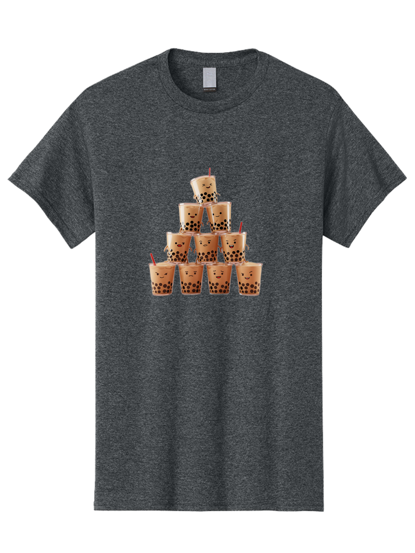 Boba-Tea-Pyramid Men'S Graphic Tee, 100% Cotton, Comfortable Casual Summer Wear, Machine Washable, Vintage Camera, Old Camera, Antique Camera, Black Camera, Classic Photography, Photography Equipment, Nostalgic Device, Film Camera, Camera Art Bak086