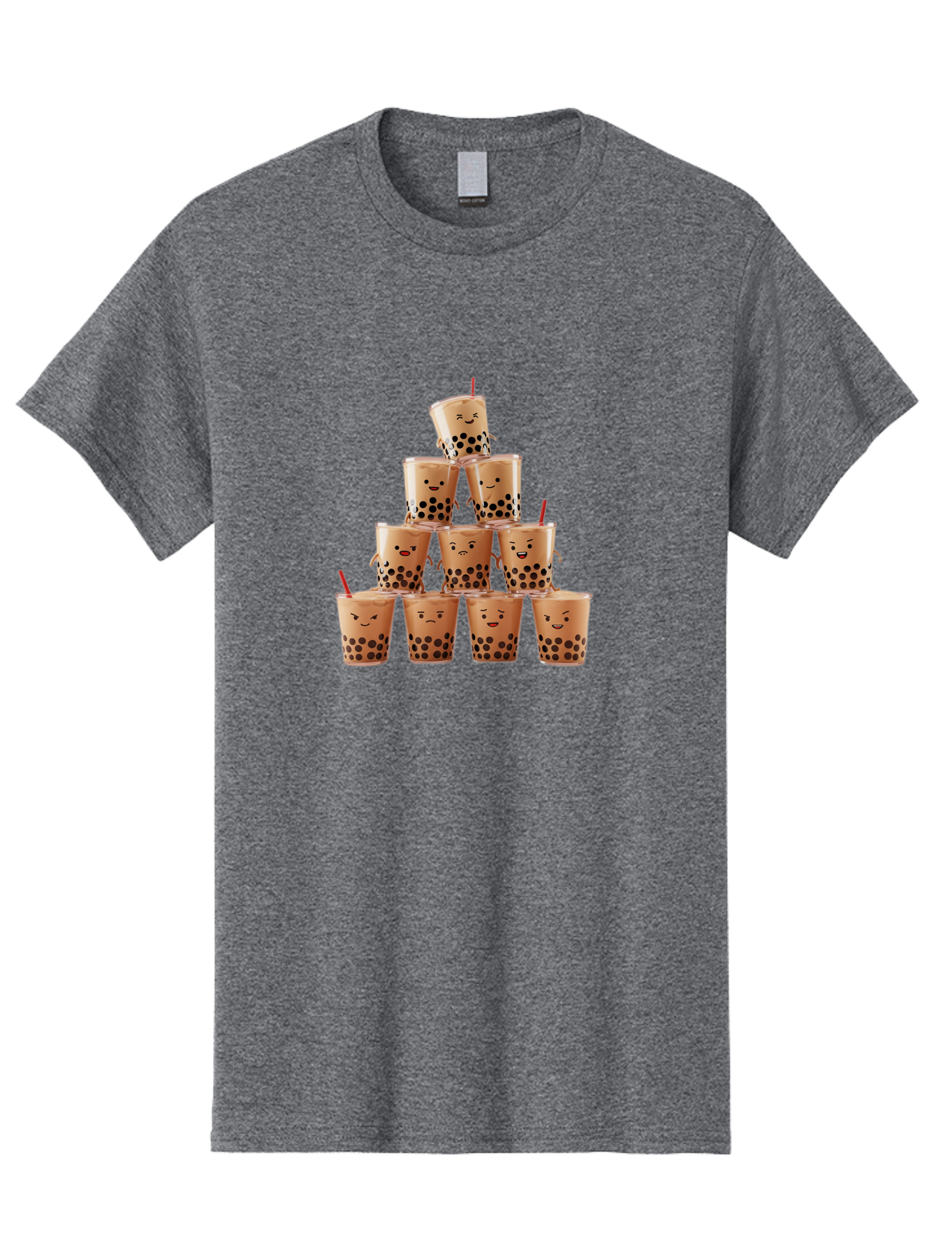 Boba-Tea-Pyramid Men'S Graphic Tee, 100% Cotton, Comfortable Casual Summer Wear, Machine Washable, Vintage Camera, Old Camera, Antique Camera, Black Camera, Classic Photography, Photography Equipment, Nostalgic Device, Film Camera, Camera Art Bak086