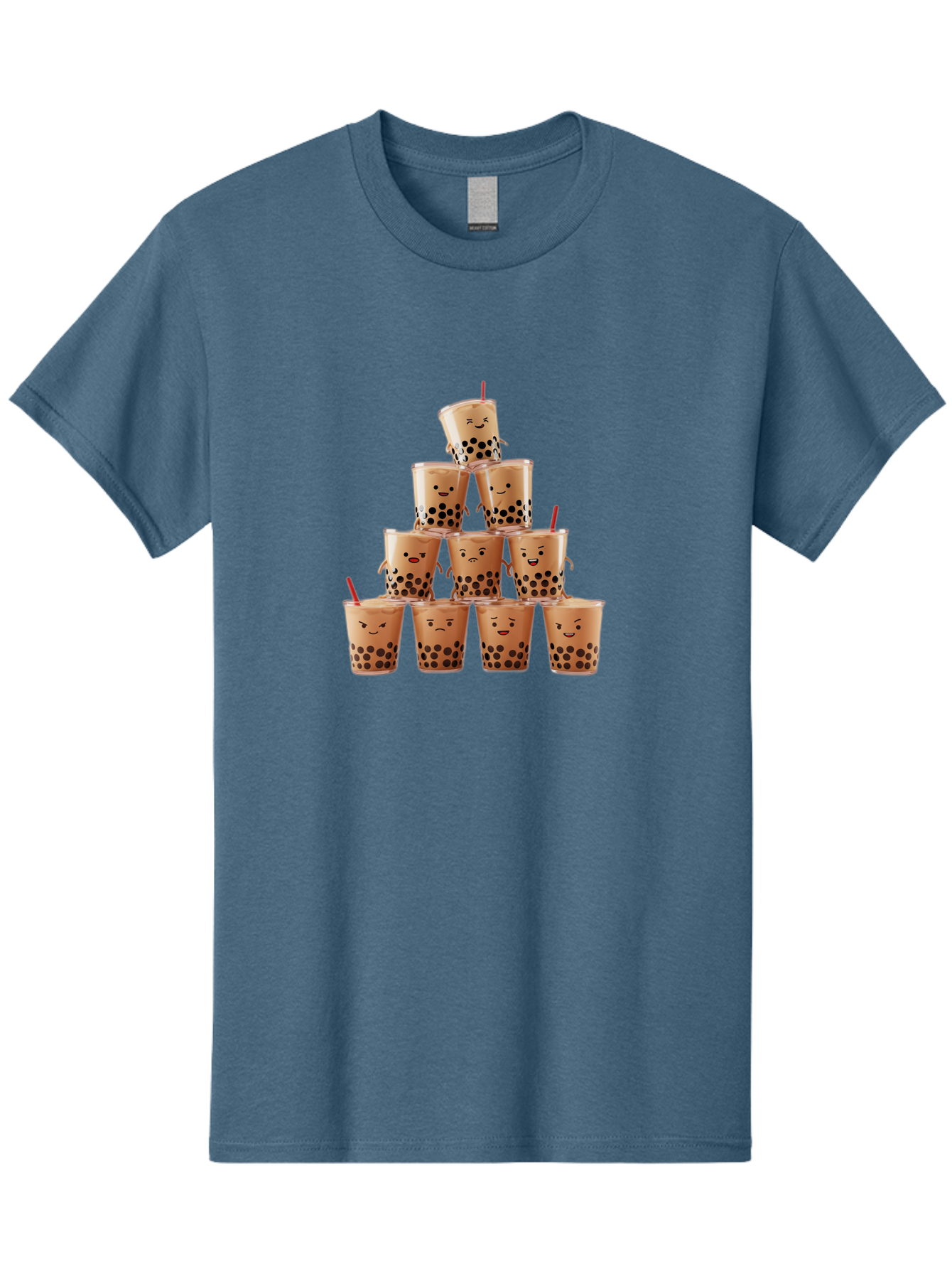 Boba-Tea-Pyramid Men'S Graphic Tee, 100% Cotton, Comfortable Casual Summer Wear, Machine Washable, Vintage Camera, Old Camera, Antique Camera, Black Camera, Classic Photography, Photography Equipment, Nostalgic Device, Film Camera, Camera Art Bak086