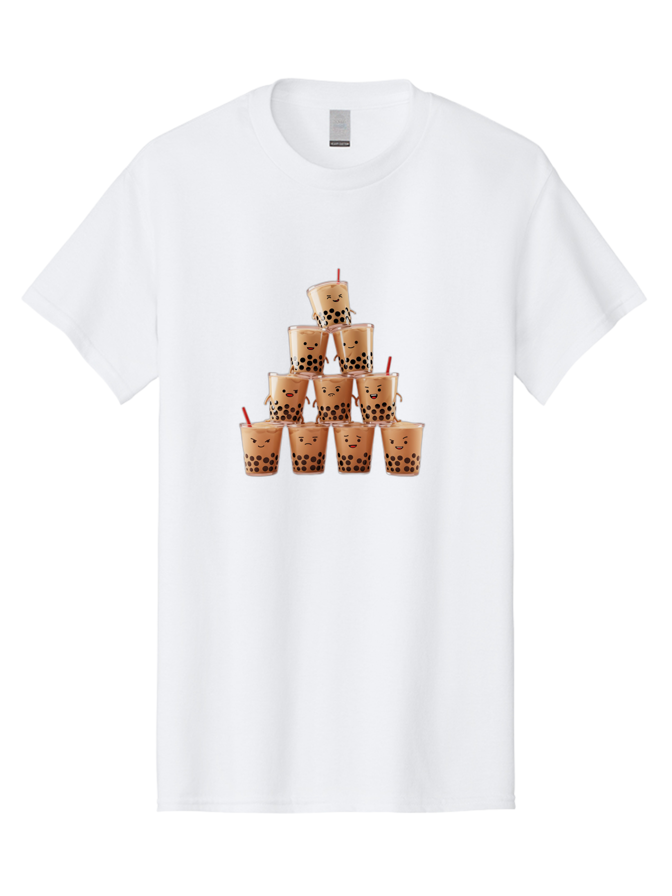 Boba-Tea-Pyramid Men'S Graphic Tee, 100% Cotton, Comfortable Casual Summer Wear, Machine Washable, Vintage Camera, Old Camera, Antique Camera, Black Camera, Classic Photography, Photography Equipment, Nostalgic Device, Film Camera, Camera Art Bak086