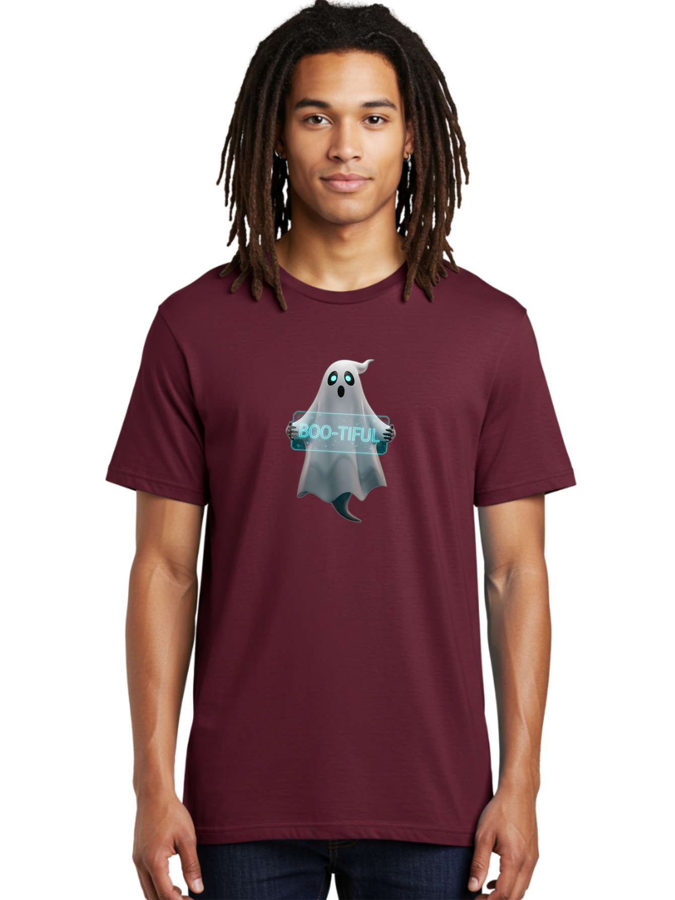 Boo-Tiful-3 Men'S Graphic Tee, 100% Cotton, Comfortable Casual Summer Wear, Machine Washable, Vintage Camera, Old Camera, Antique Camera, Black Camera, Classic Photography, Photography Equipment, Nostalgic Device, Film Camera, Camera Art Bak090
