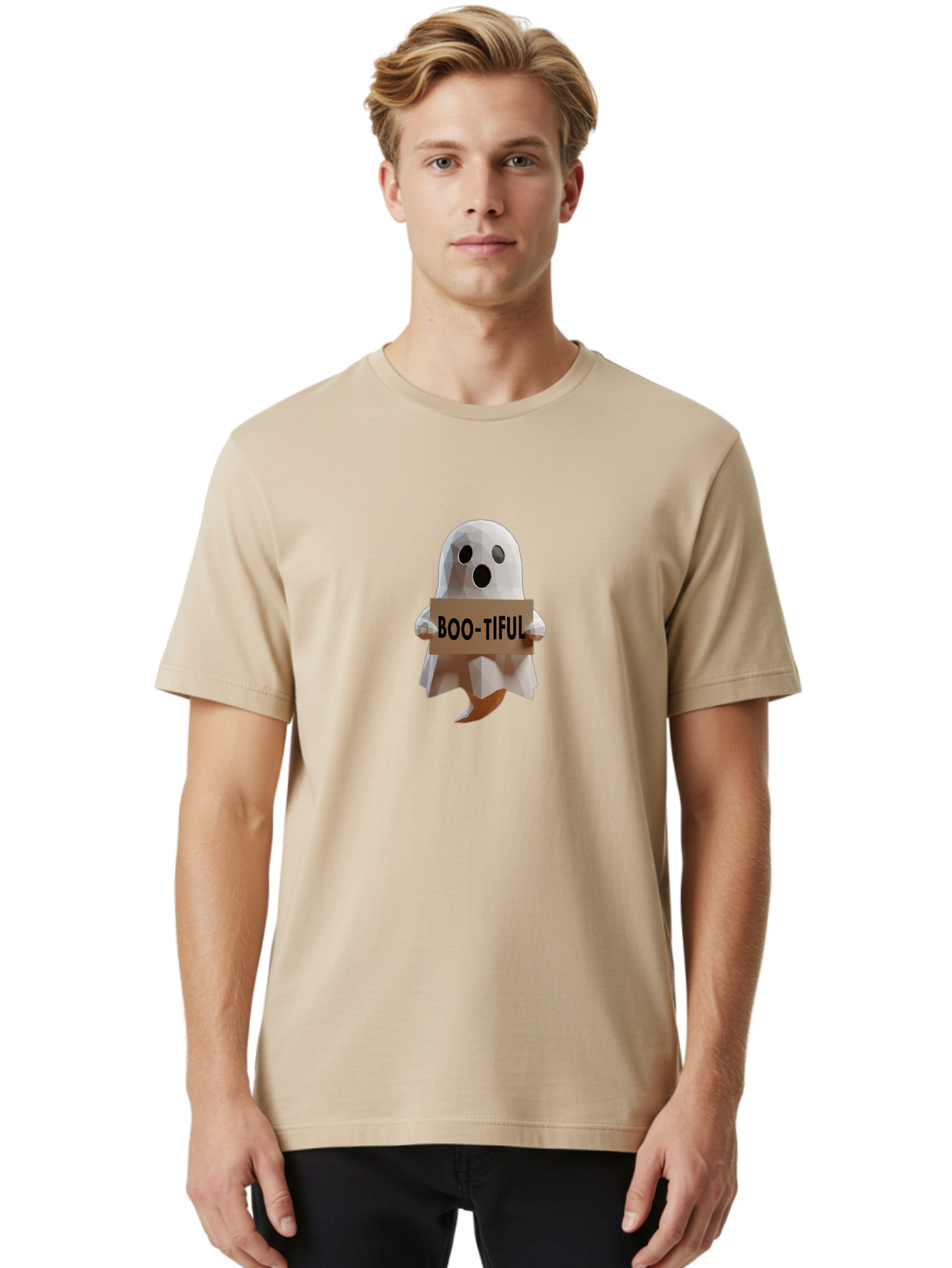 Boo-Tiful-5 Men'S Graphic Tee, 100% Cotton, Comfortable Casual Summer Wear, Machine Washable, Vintage Camera, Old Camera, Antique Camera, Black Camera, Classic Photography, Photography Equipment, Nostalgic Device, Film Camera, Camera Art Bak092