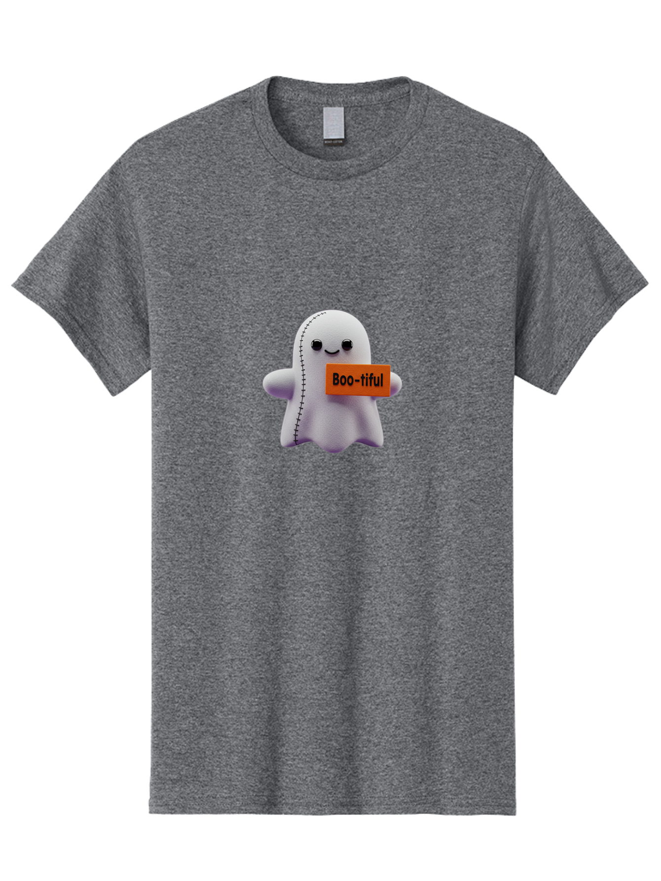 Boo-Tiful-Ghost-1 Men'S Graphic Tee, 100% Cotton, Comfortable Casual Summer Wear, Machine Washable, Vintage Camera, Old Camera, Antique Camera, Black Camera, Classic Photography, Photography Equipment, Nostalgic Device, Film Camera, Camera Art Bak093