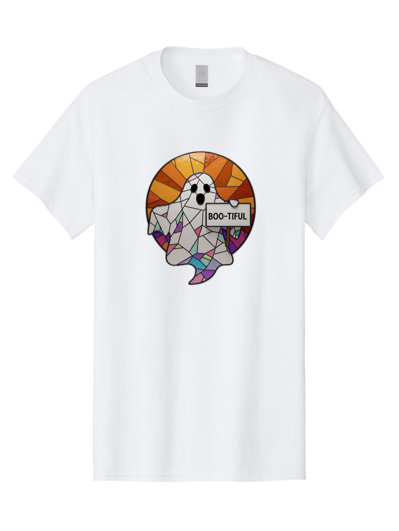 Boo-Tiful-Ghost-2 Men'S Graphic Tee, 100% Cotton, Comfortable Casual Summer Wear, Machine Washable, Vintage Camera, Old Camera, Antique Camera, Black Camera, Classic Photography, Photography Equipment, Nostalgic Device, Film Camera, Camera Art Bak094