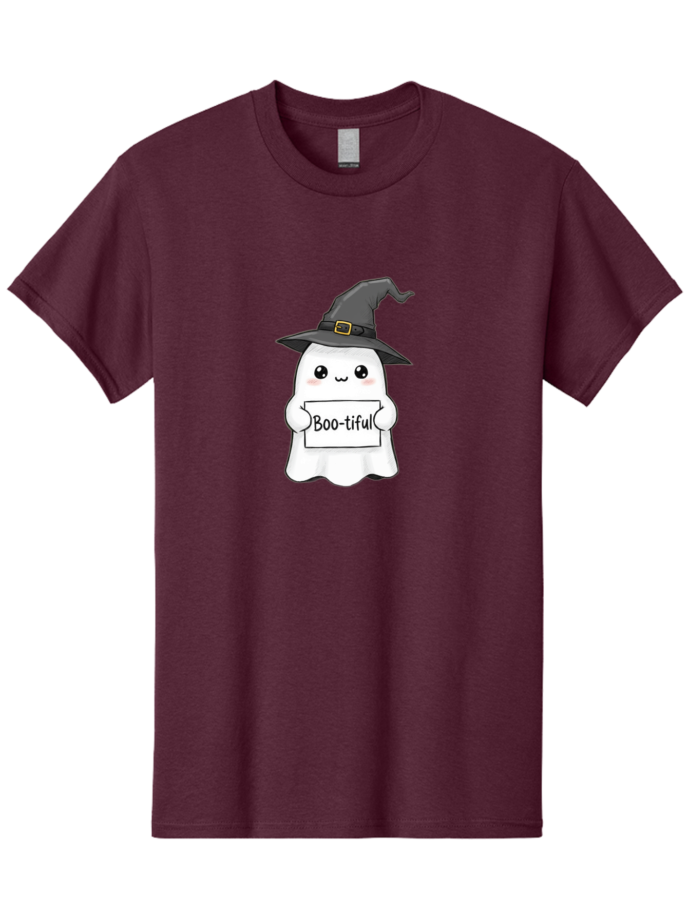 Boo-Tiful-Ghost-3 Men'S Graphic Tee, 100% Cotton, Comfortable Casual Summer Wear, Machine Washable, Vintage Camera, Old Camera, Antique Camera, Black Camera, Classic Photography, Photography Equipment, Nostalgic Device, Film Camera, Camera Art Bak095
