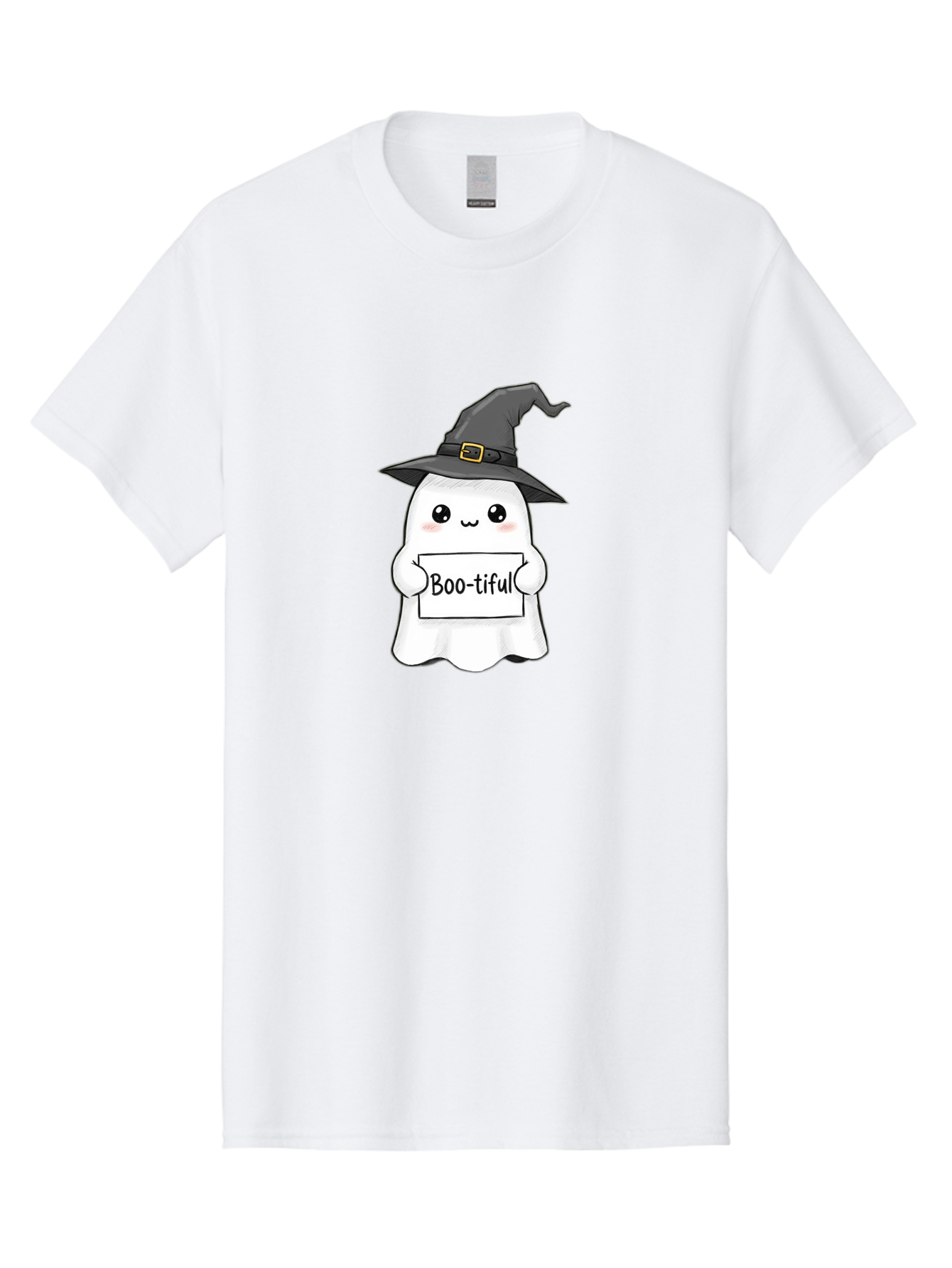 Boo-Tiful-Ghost-3 Men'S Graphic Tee, 100% Cotton, Comfortable Casual Summer Wear, Machine Washable, Vintage Camera, Old Camera, Antique Camera, Black Camera, Classic Photography, Photography Equipment, Nostalgic Device, Film Camera, Camera Art Bak095