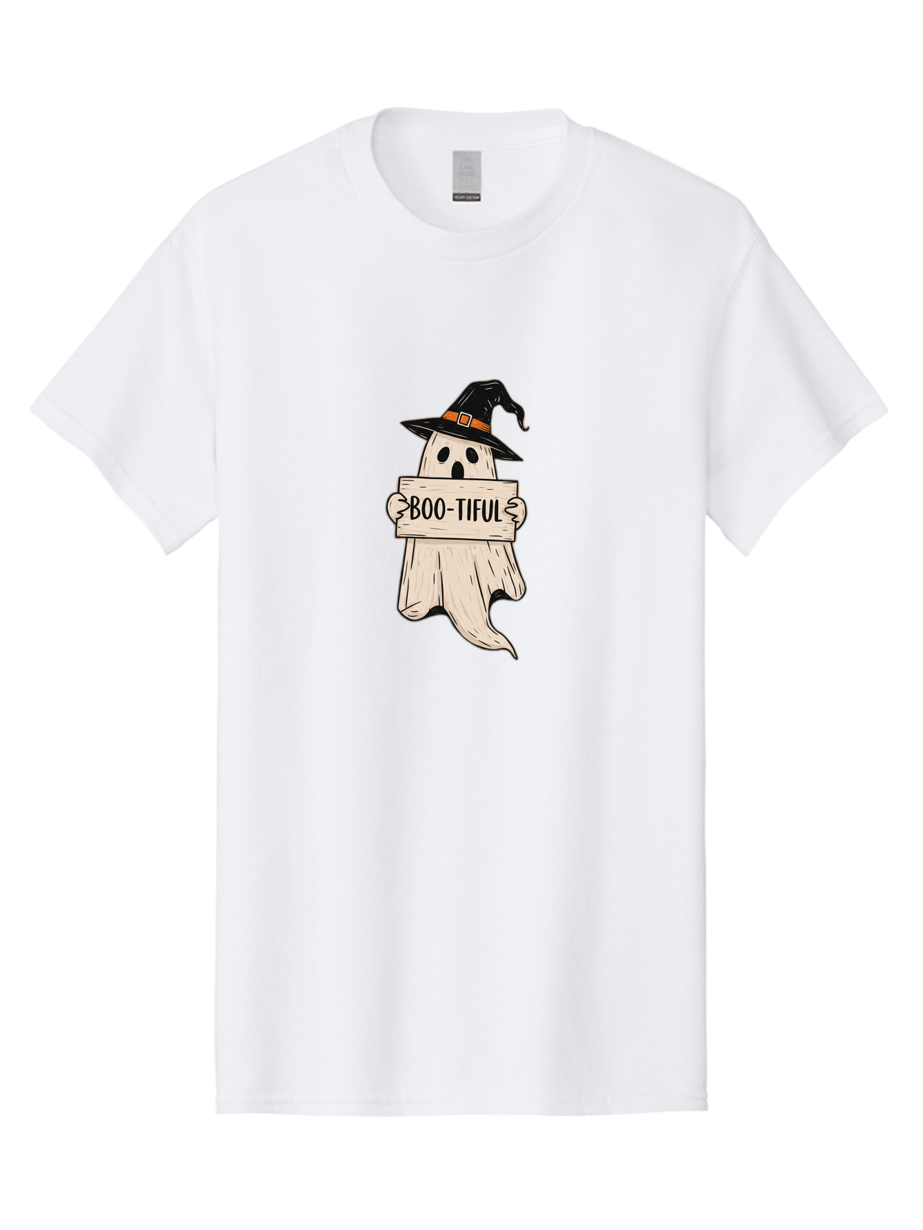 Boo-Tiful-Ghost-4 Men'S Graphic Tee, 100% Cotton, Comfortable Casual Summer Wear, Machine Washable, Vintage Camera, Old Camera, Antique Camera, Black Camera, Classic Photography, Photography Equipment, Nostalgic Device, Film Camera, Camera Art Bak096