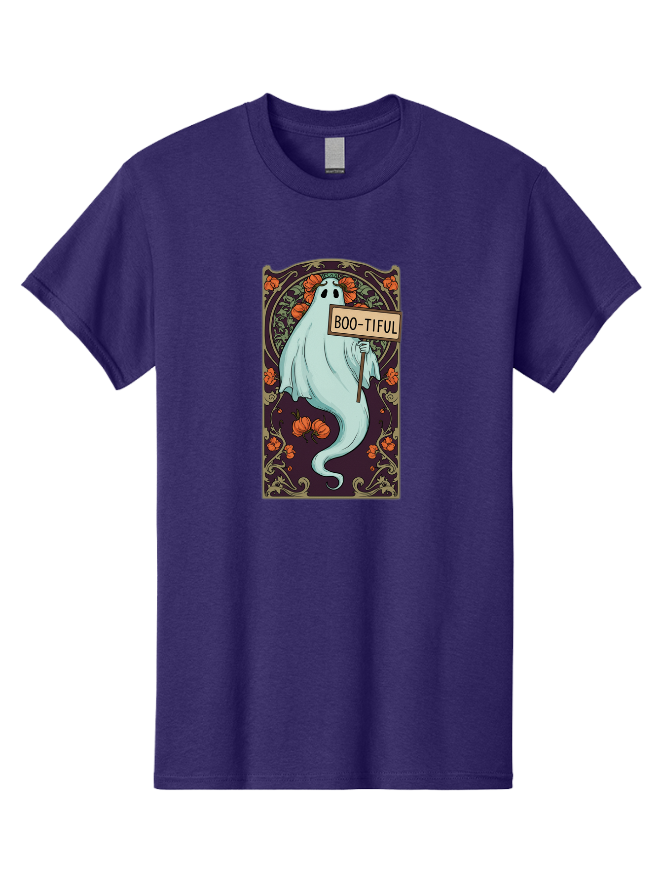 Boo-Tiful-Ghost-5 Men'S Graphic Tee, 100% Cotton, Comfortable Casual Summer Wear, Machine Washable, Vintage Camera, Old Camera, Antique Camera, Black Camera, Classic Photography, Photography Equipment, Nostalgic Device, Film Camera, Camera Art Bak097