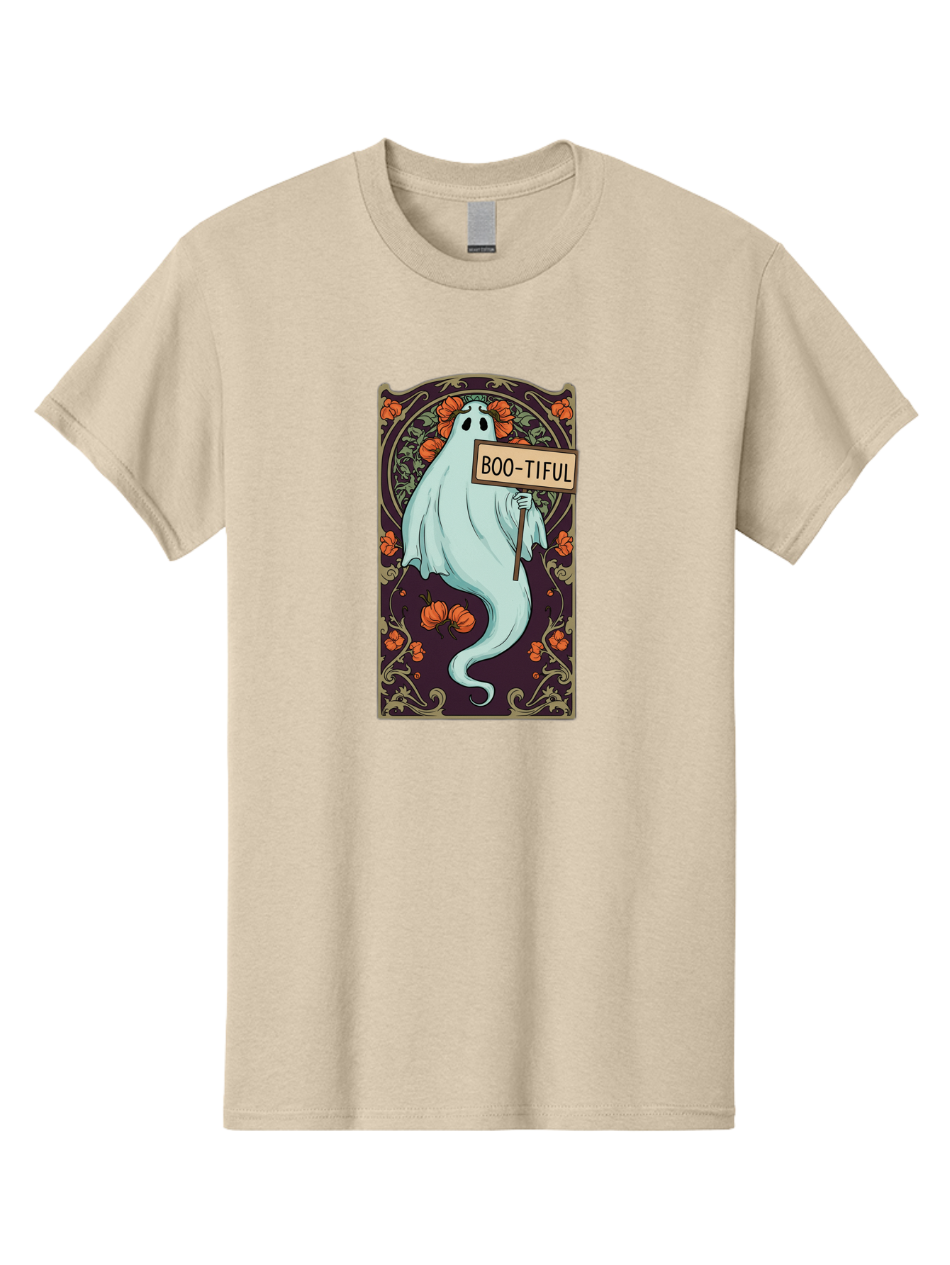 Boo-Tiful-Ghost-5 Men'S Graphic Tee, 100% Cotton, Comfortable Casual Summer Wear, Machine Washable, Vintage Camera, Old Camera, Antique Camera, Black Camera, Classic Photography, Photography Equipment, Nostalgic Device, Film Camera, Camera Art Bak097