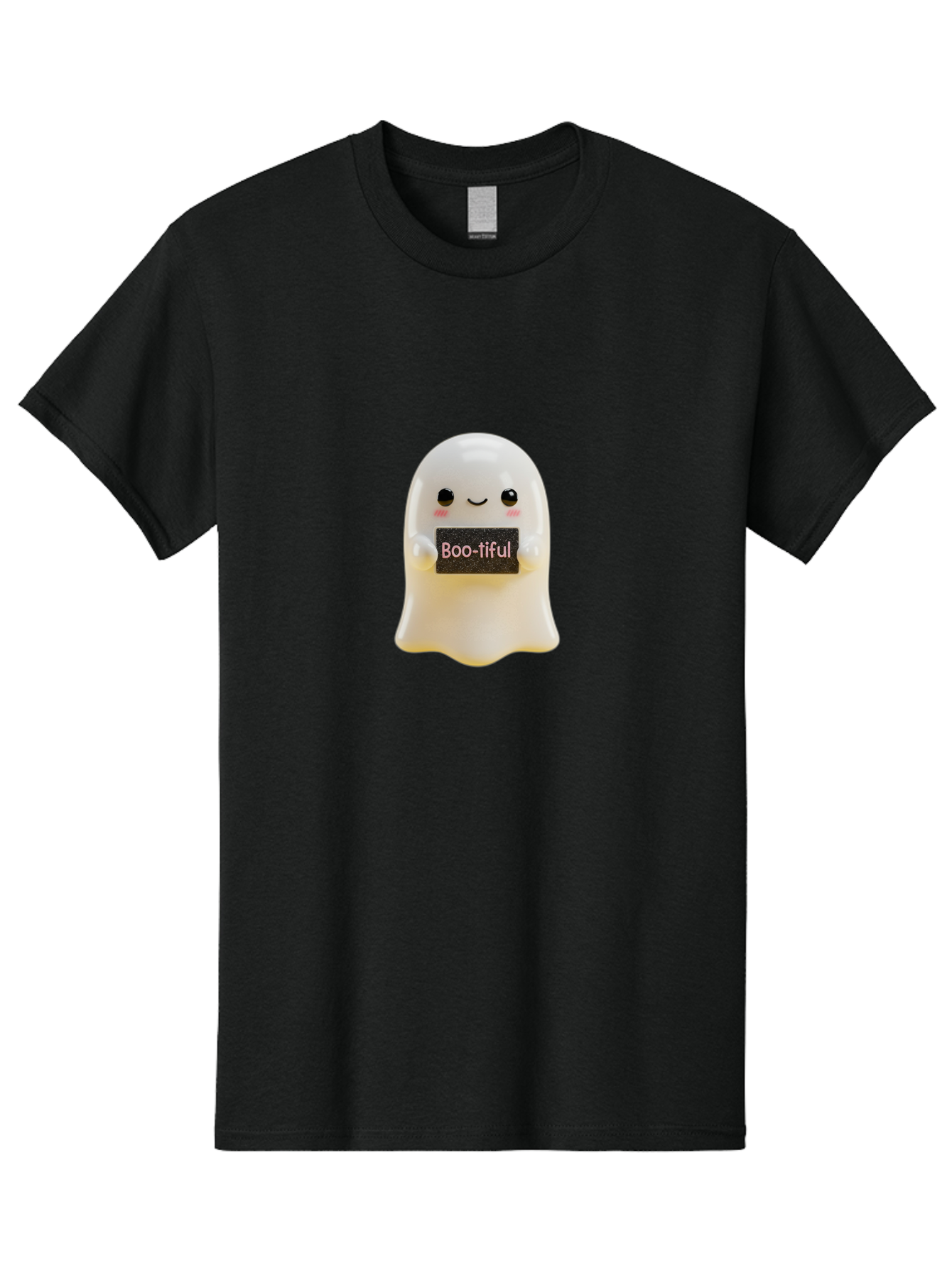 Boo-Tiful-Ghost Men'S Graphic Tee, 100% Cotton, Comfortable Casual Summer Wear, Machine Washable, Vintage Camera, Old Camera, Antique Camera, Black Camera, Classic Photography, Photography Equipment, Nostalgic Device, Film Camera, Camera Art Bak099