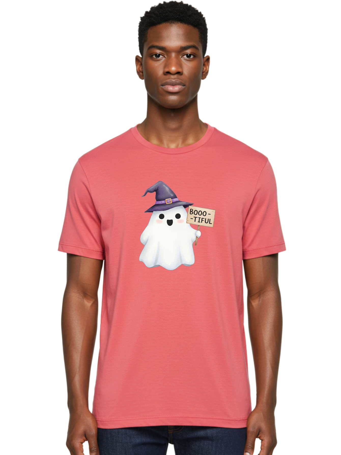 Booo-Tiful-Ghost Men'S Graphic Tee, 100% Cotton, Comfortable Casual Summer Wear, Machine Washable, Vintage Camera, Old Camera, Antique Camera, Black Camera, Classic Photography, Photography Equipment, Nostalgic Device, Film Camera, Camera Art Bak101