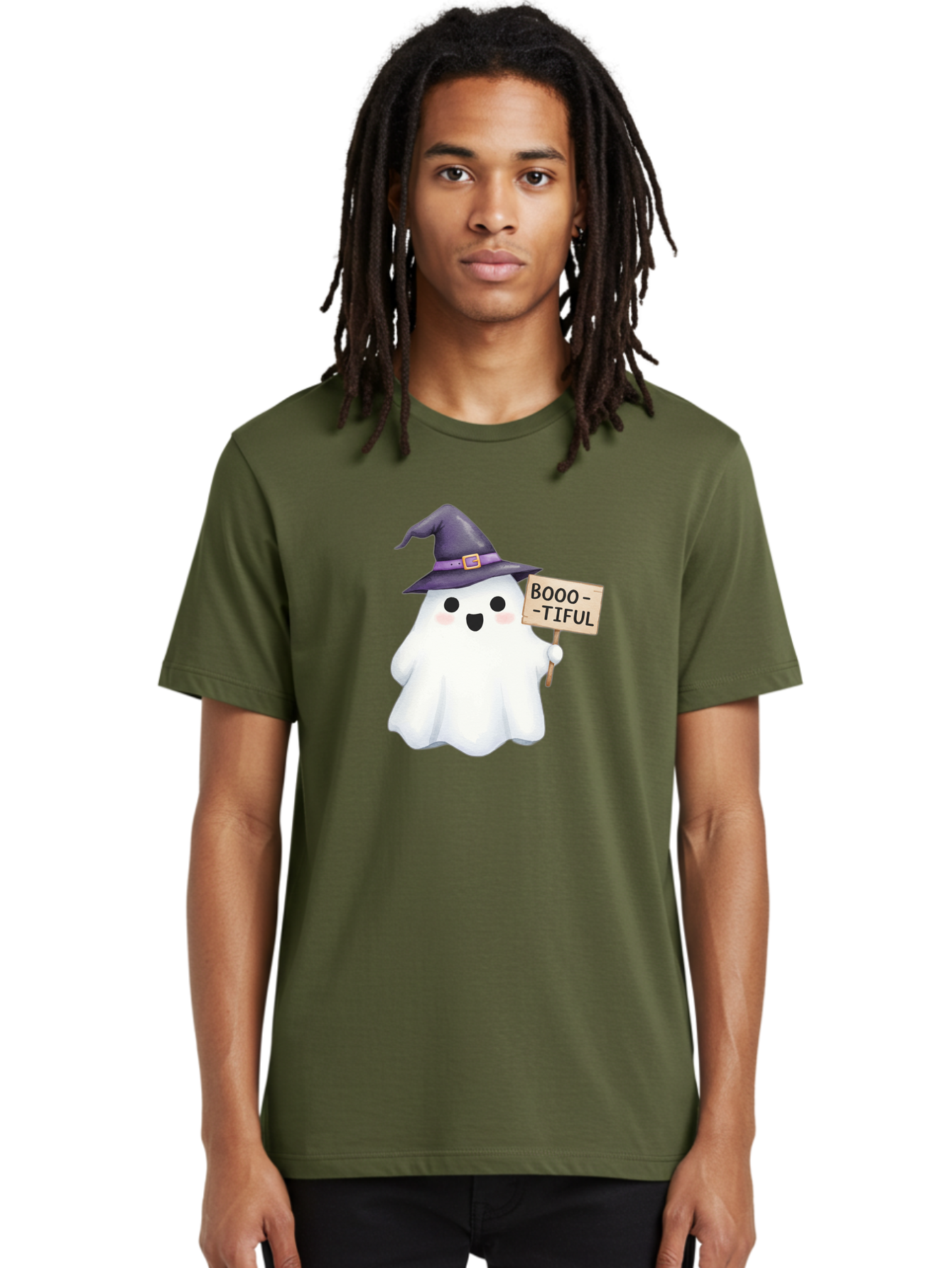 Booo-Tiful-Ghost Men'S Graphic Tee, 100% Cotton, Comfortable Casual Summer Wear, Machine Washable, Vintage Camera, Old Camera, Antique Camera, Black Camera, Classic Photography, Photography Equipment, Nostalgic Device, Film Camera, Camera Art Bak101