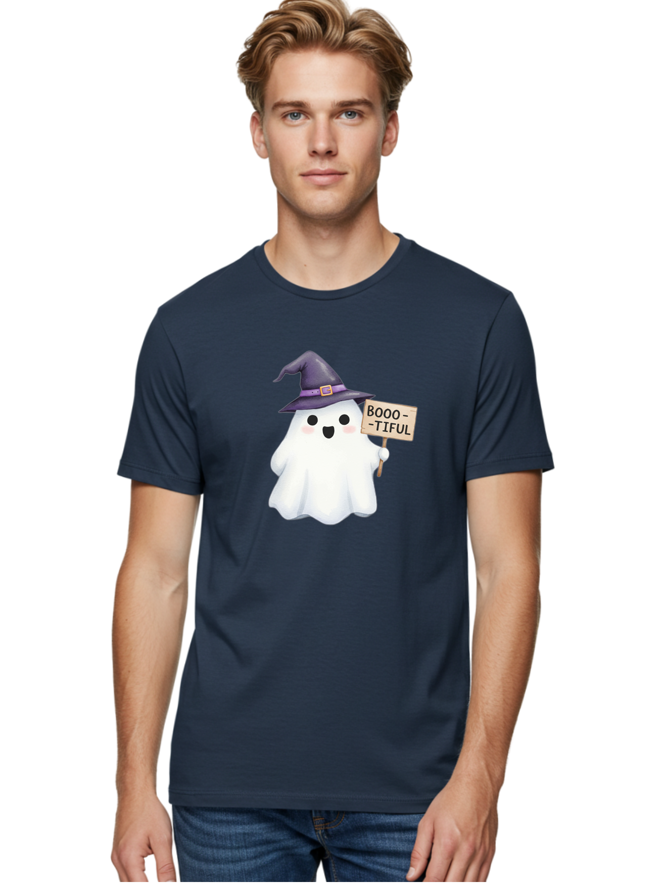 Booo-Tiful-Ghost Men'S Graphic Tee, 100% Cotton, Comfortable Casual Summer Wear, Machine Washable, Vintage Camera, Old Camera, Antique Camera, Black Camera, Classic Photography, Photography Equipment, Nostalgic Device, Film Camera, Camera Art Bak101