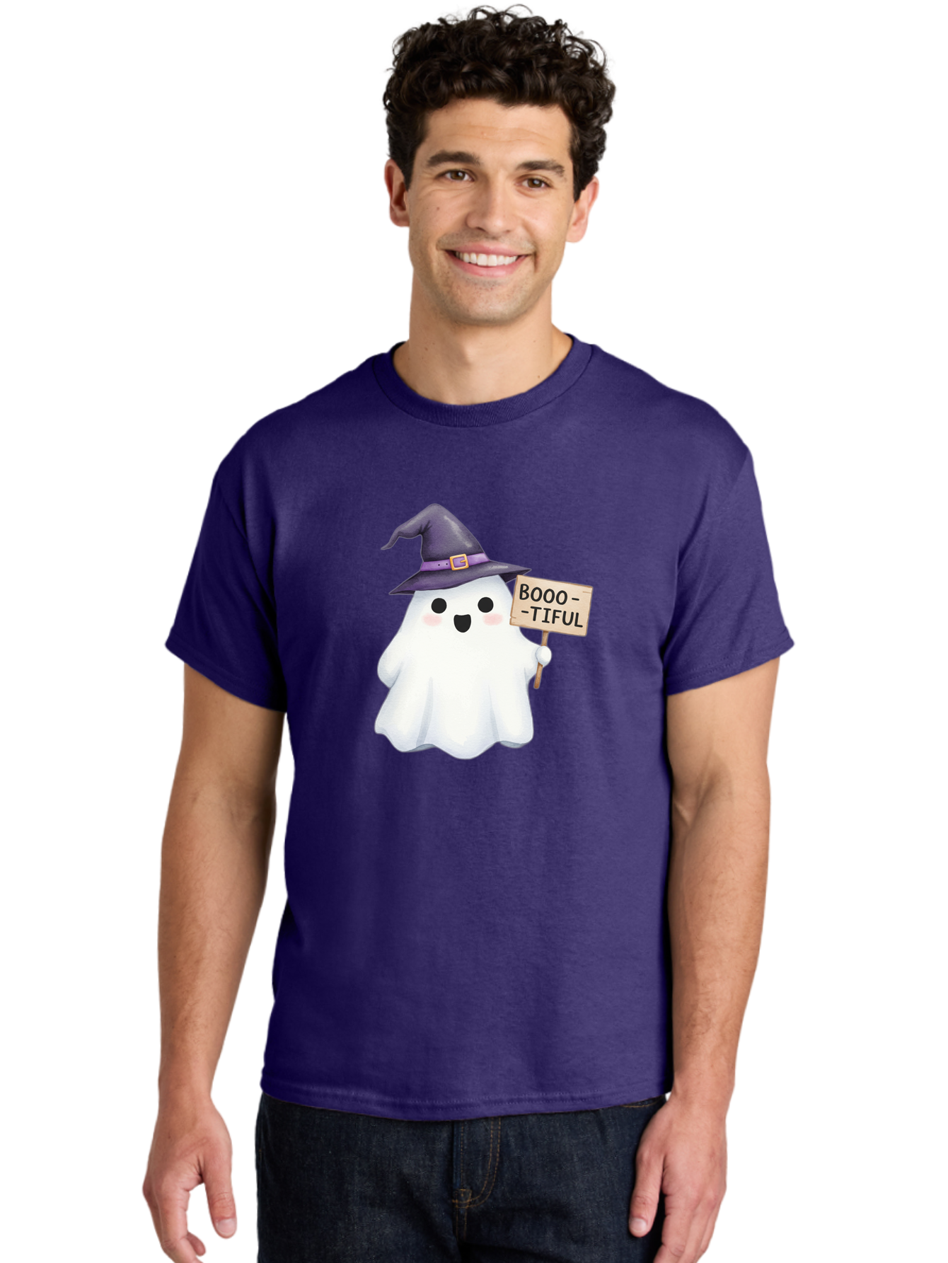 Booo-Tiful-Ghost Men'S Graphic Tee, 100% Cotton, Comfortable Casual Summer Wear, Machine Washable, Vintage Camera, Old Camera, Antique Camera, Black Camera, Classic Photography, Photography Equipment, Nostalgic Device, Film Camera, Camera Art Bak101