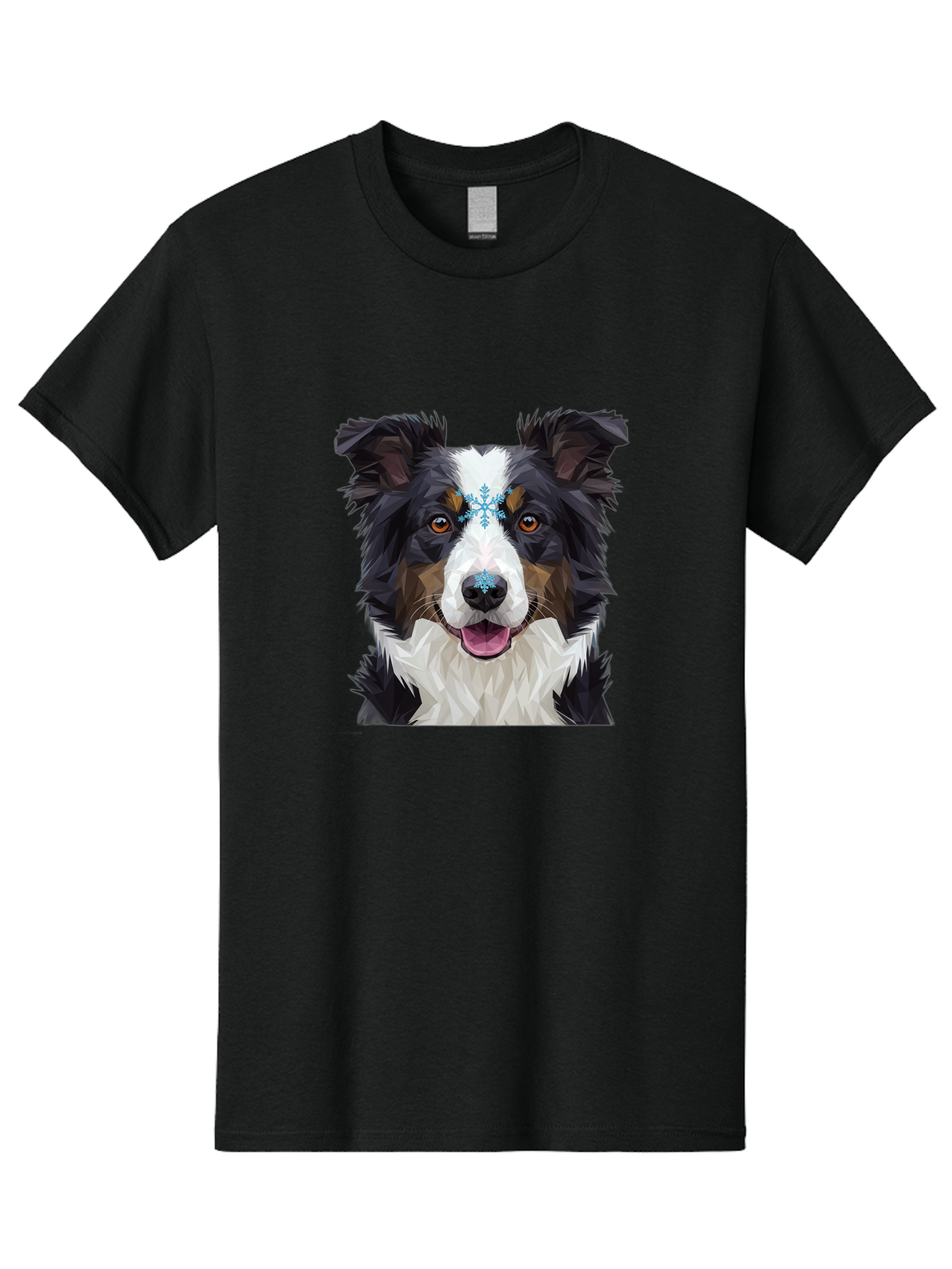 Border-Collie-With-Snowflake Men'S Graphic Tee, 100% Cotton, Comfortable Casual Summer Wear, Machine Washable, Vintage Camera, Old Camera, Antique Camera, Black Camera, Classic Photography, Photography Equipment, Nostalgic Device, Film Camera, Bak102