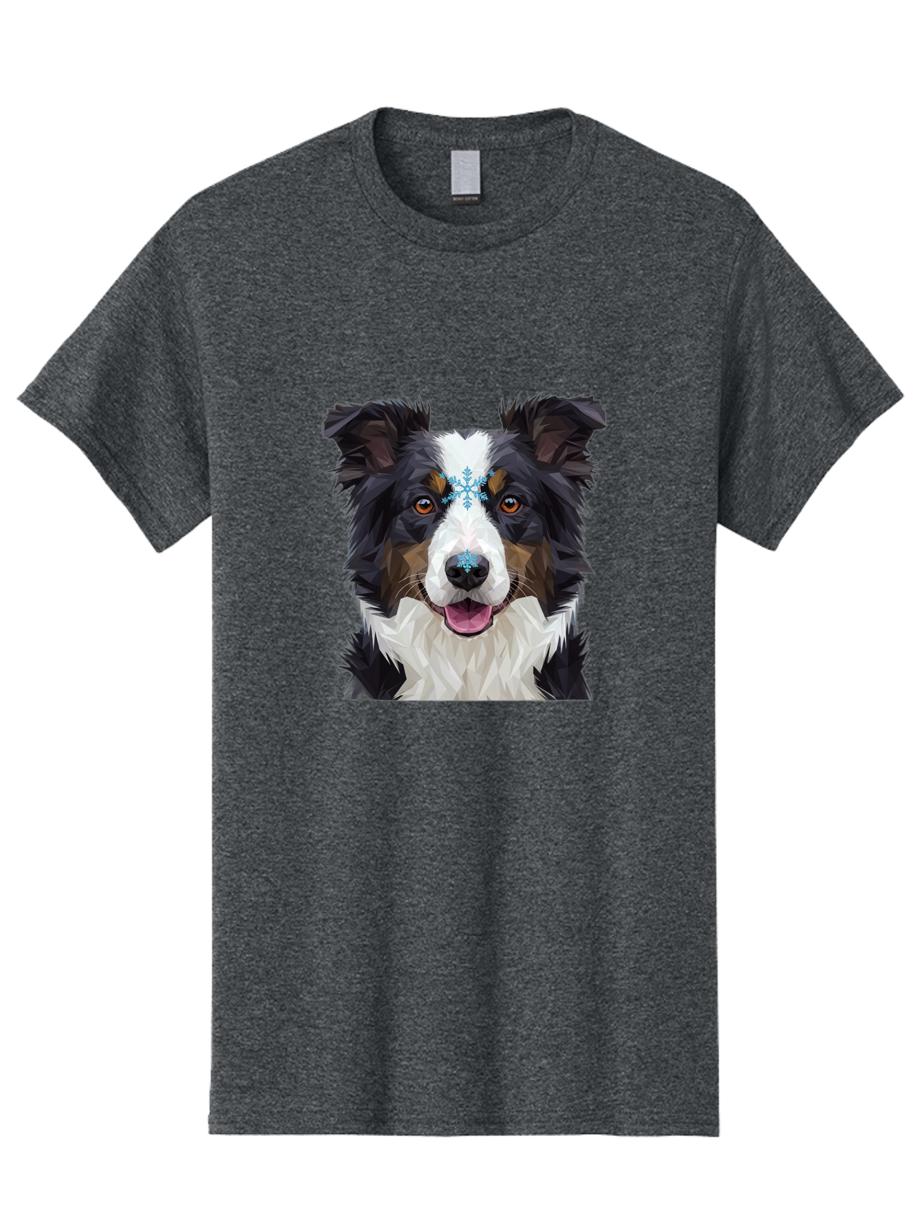 Border-Collie-With-Snowflake Men'S Graphic Tee, 100% Cotton, Comfortable Casual Summer Wear, Machine Washable, Vintage Camera, Old Camera, Antique Camera, Black Camera, Classic Photography, Photography Equipment, Nostalgic Device, Film Camera, Bak102