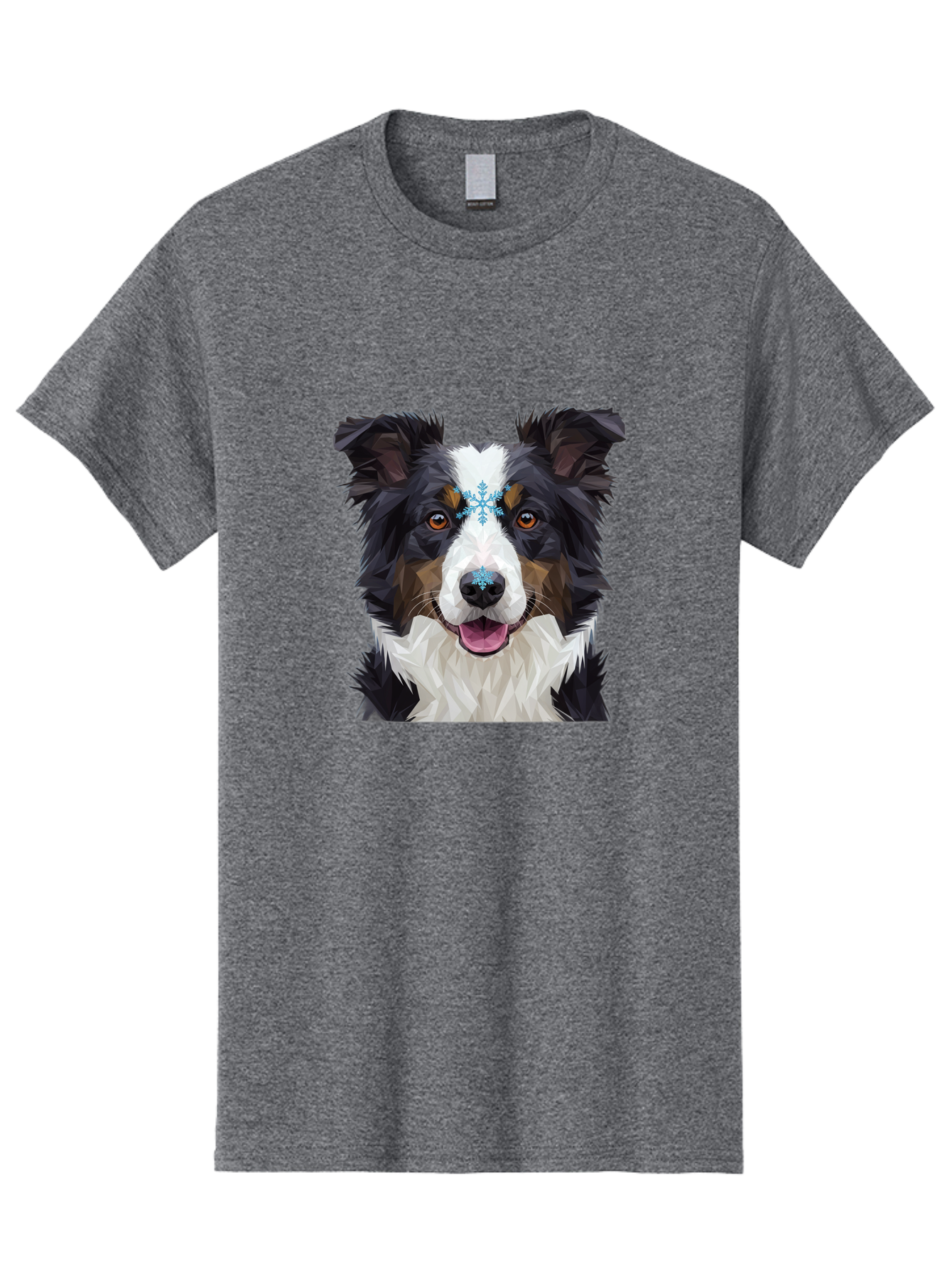 Border-Collie-With-Snowflake Men'S Graphic Tee, 100% Cotton, Comfortable Casual Summer Wear, Machine Washable, Vintage Camera, Old Camera, Antique Camera, Black Camera, Classic Photography, Photography Equipment, Nostalgic Device, Film Camera, Bak102