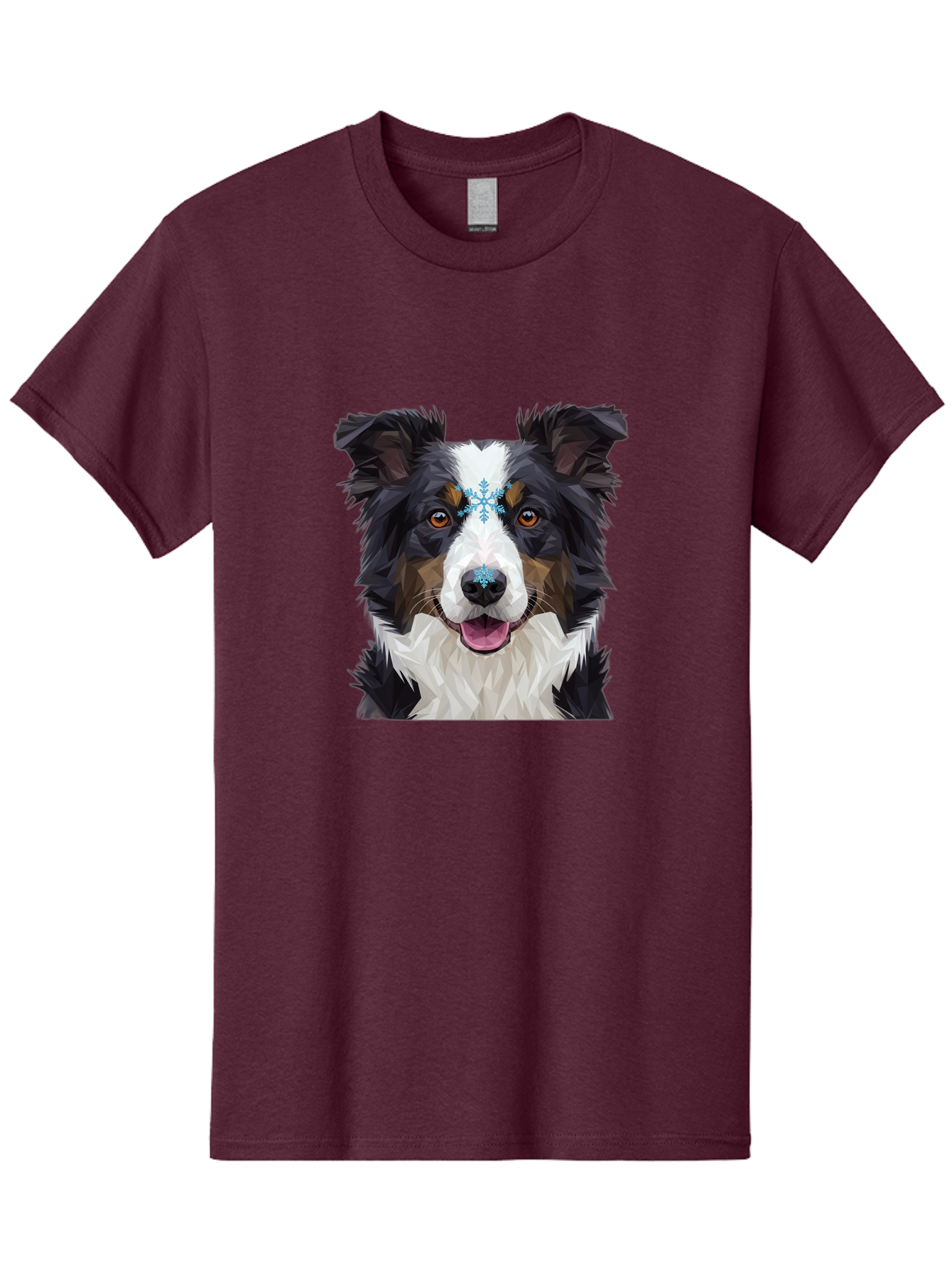 Border-Collie-With-Snowflake Men'S Graphic Tee, 100% Cotton, Comfortable Casual Summer Wear, Machine Washable, Vintage Camera, Old Camera, Antique Camera, Black Camera, Classic Photography, Photography Equipment, Nostalgic Device, Film Camera, Bak102