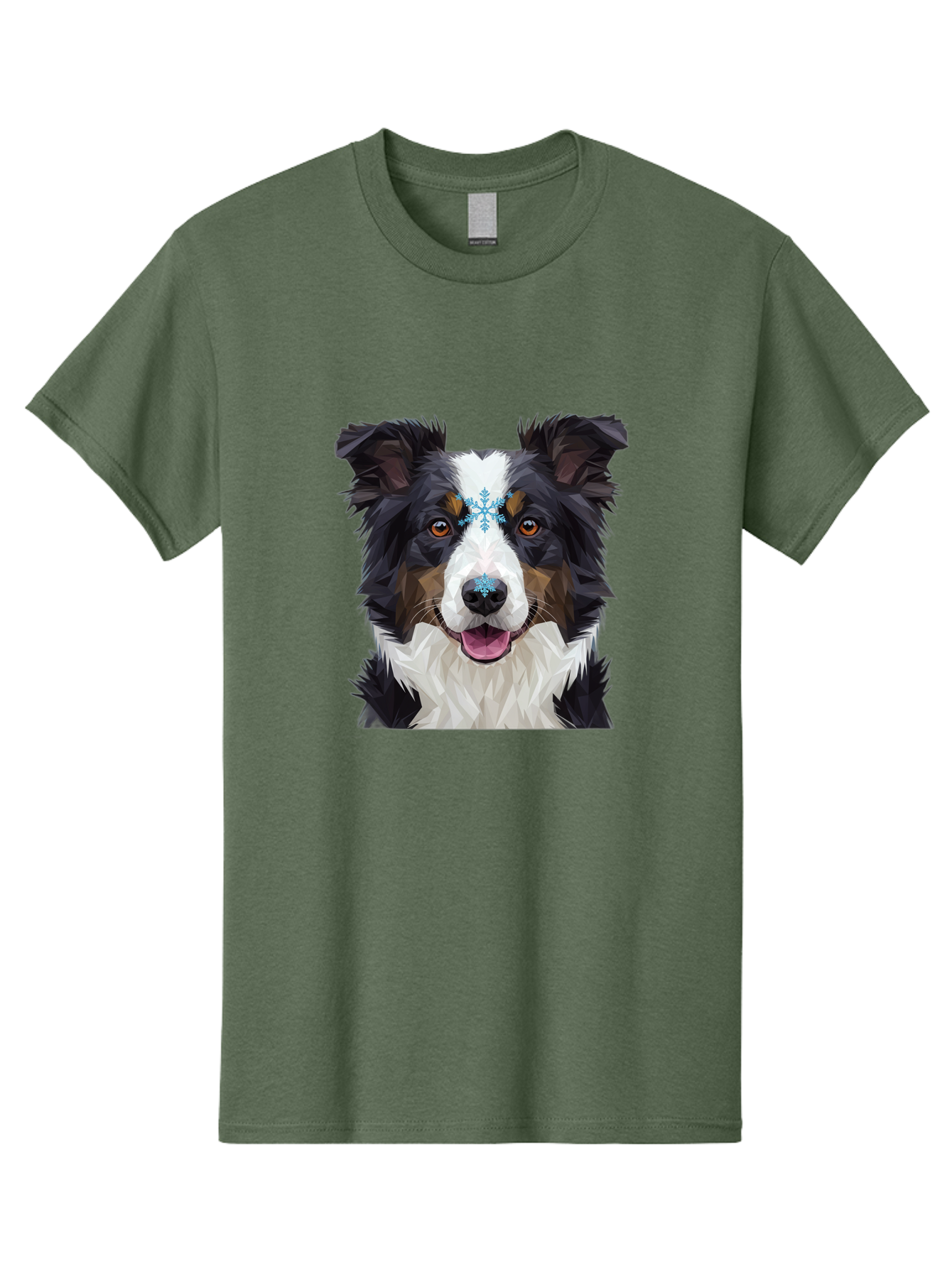 Border-Collie-With-Snowflake Men'S Graphic Tee, 100% Cotton, Comfortable Casual Summer Wear, Machine Washable, Vintage Camera, Old Camera, Antique Camera, Black Camera, Classic Photography, Photography Equipment, Nostalgic Device, Film Camera, Bak102