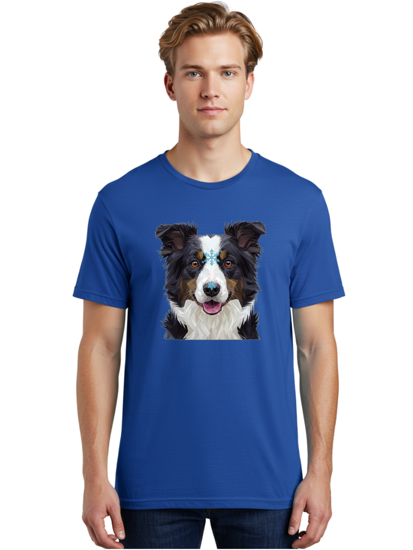 Border-Collie-With-Snowflake Men'S Graphic Tee, 100% Cotton, Comfortable Casual Summer Wear, Machine Washable, Vintage Camera, Old Camera, Antique Camera, Black Camera, Classic Photography, Photography Equipment, Nostalgic Device, Film Camera, Bak102