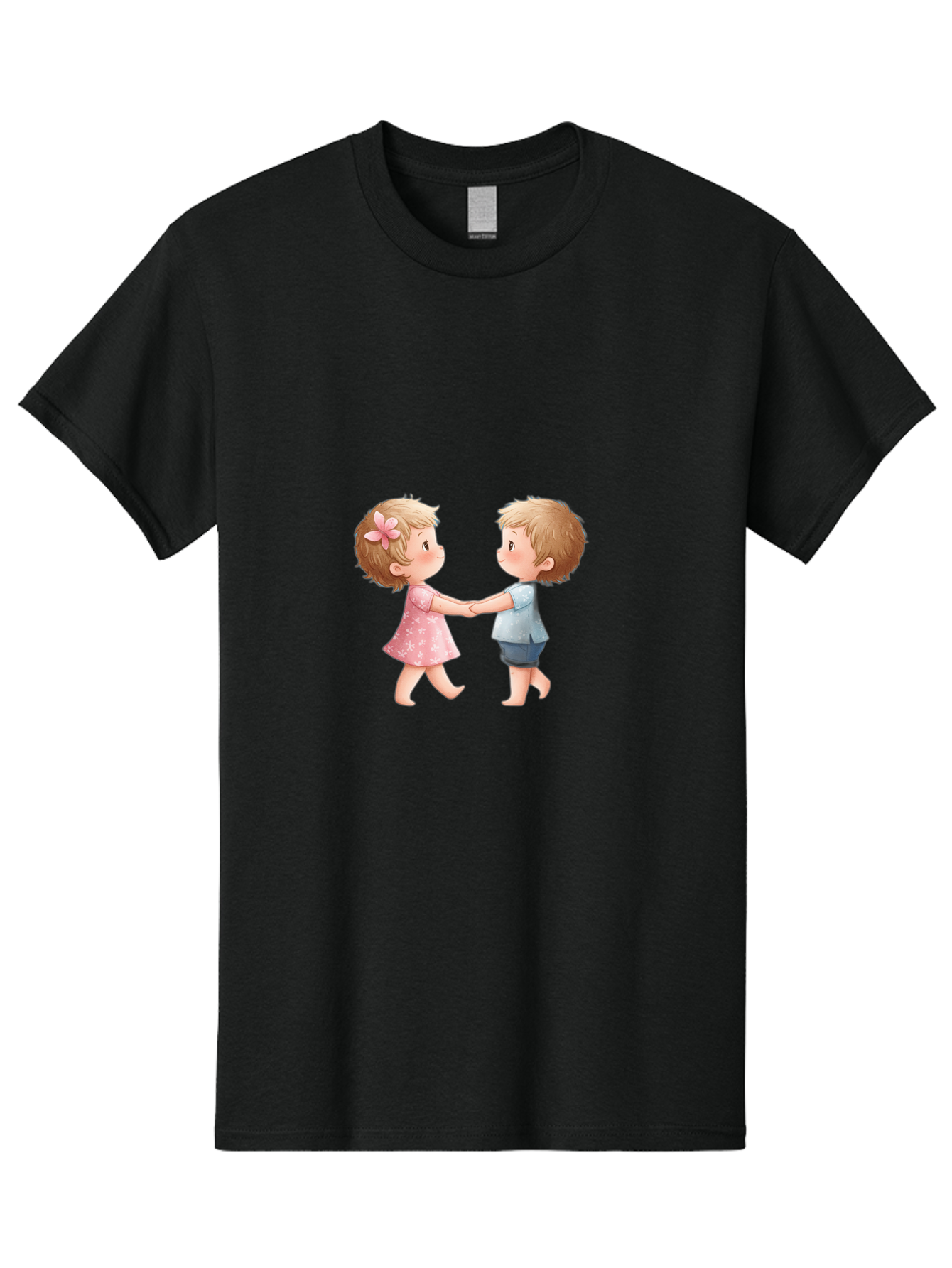 Boy-And-Girl-Holding-Hands Men'S Graphic Tee, 100% Cotton, Comfortable Casual Summer Wear, Machine Washable, Vintage Camera, Old Camera, Antique Camera, Black Camera, Classic Photography, Photography Equipment, Nostalgic Device, Film Camera, Bak103
