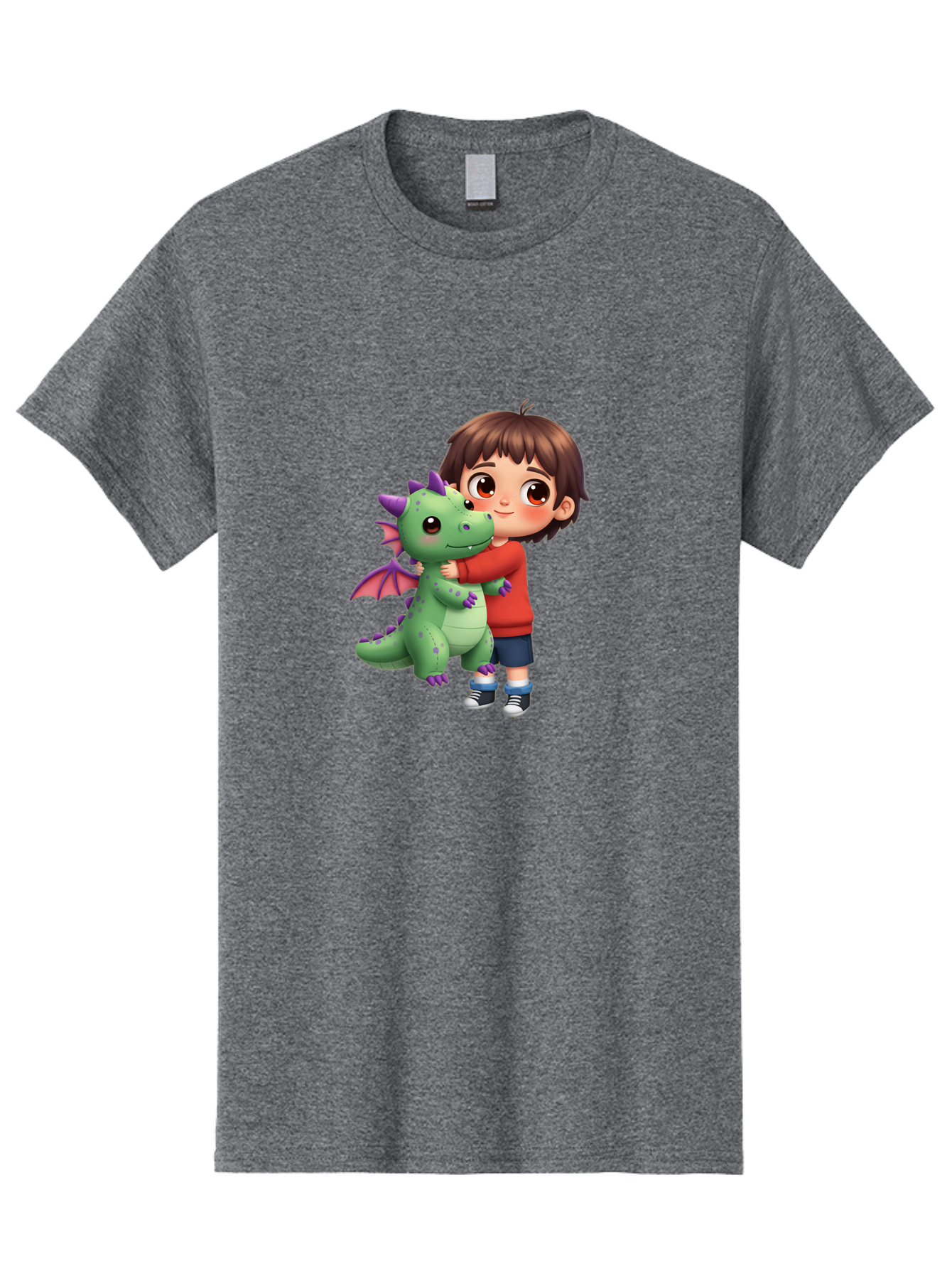 Boy-Hugging-Dragon Men'S Graphic Tee, 100% Cotton, Comfortable Casual Summer Wear, Machine Washable, Vintage Camera, Old Camera, Antique Camera, Black Camera, Classic Photography, Photography Equipment, Nostalgic Device, Film Camera, Bak105