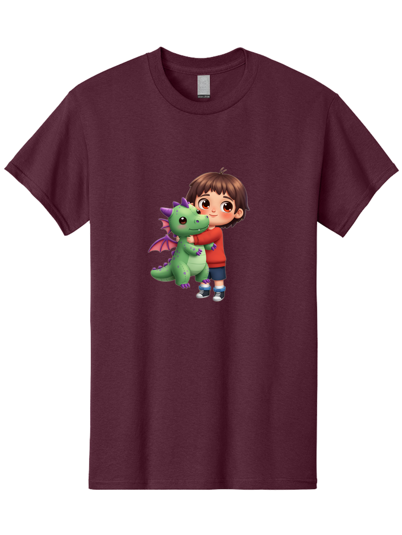 Boy-Hugging-Dragon Men'S Graphic Tee, 100% Cotton, Comfortable Casual Summer Wear, Machine Washable, Vintage Camera, Old Camera, Antique Camera, Black Camera, Classic Photography, Photography Equipment, Nostalgic Device, Film Camera, Bak105