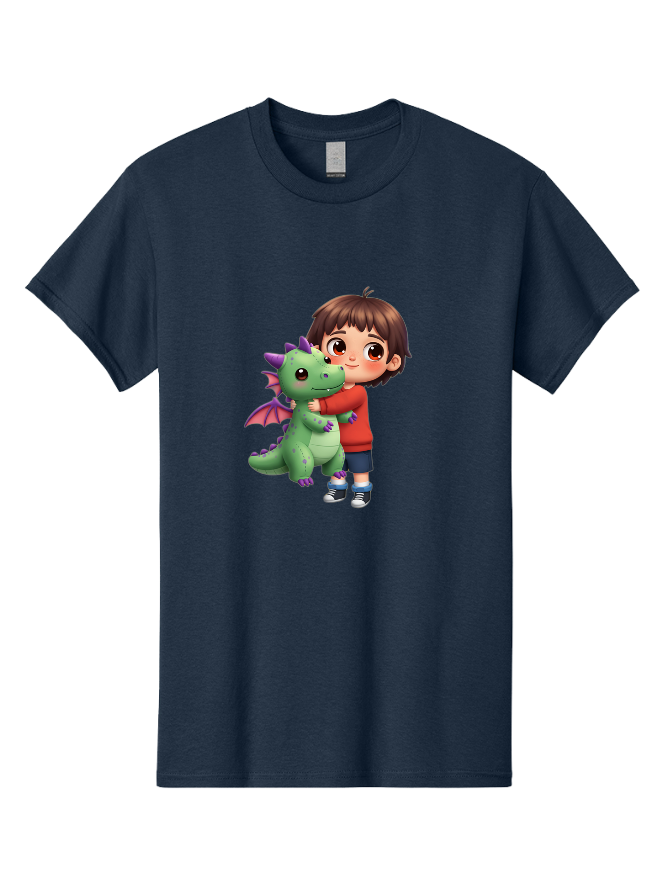 Boy-Hugging-Dragon Men'S Graphic Tee, 100% Cotton, Comfortable Casual Summer Wear, Machine Washable, Vintage Camera, Old Camera, Antique Camera, Black Camera, Classic Photography, Photography Equipment, Nostalgic Device, Film Camera, Bak105