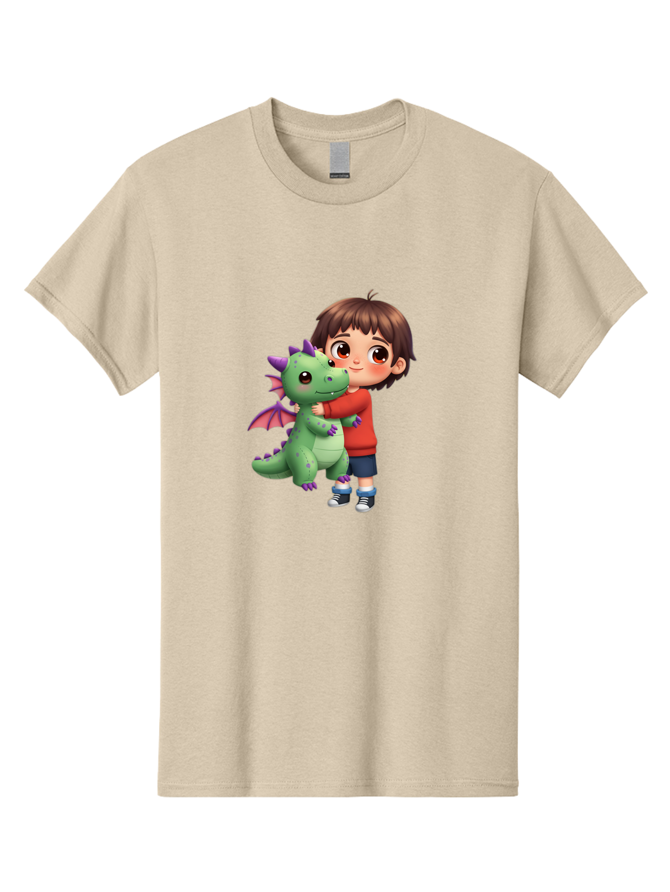 Boy-Hugging-Dragon Men'S Graphic Tee, 100% Cotton, Comfortable Casual Summer Wear, Machine Washable, Vintage Camera, Old Camera, Antique Camera, Black Camera, Classic Photography, Photography Equipment, Nostalgic Device, Film Camera, Bak105