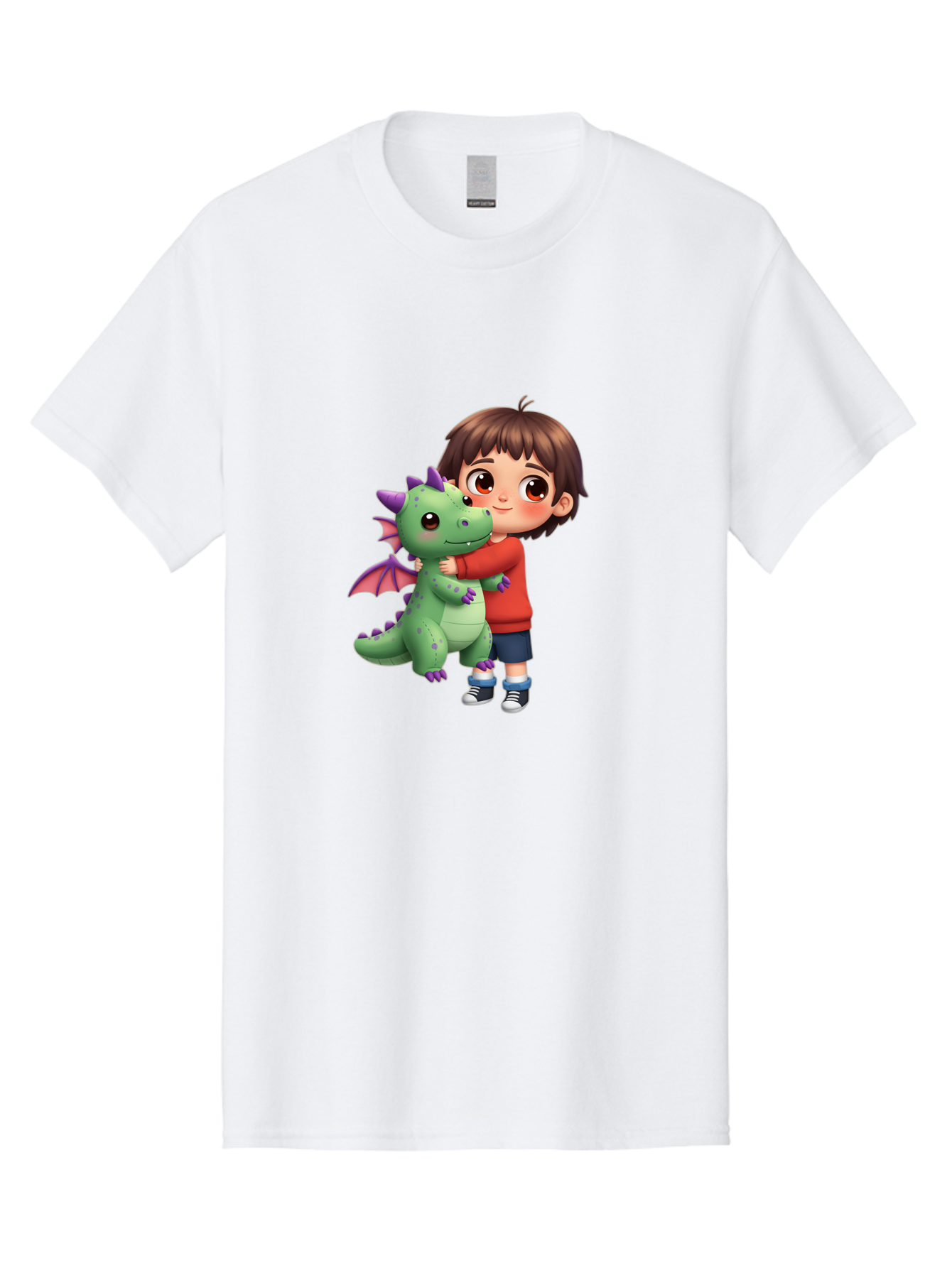 Boy-Hugging-Dragon Men'S Graphic Tee, 100% Cotton, Comfortable Casual Summer Wear, Machine Washable, Vintage Camera, Old Camera, Antique Camera, Black Camera, Classic Photography, Photography Equipment, Nostalgic Device, Film Camera, Bak105