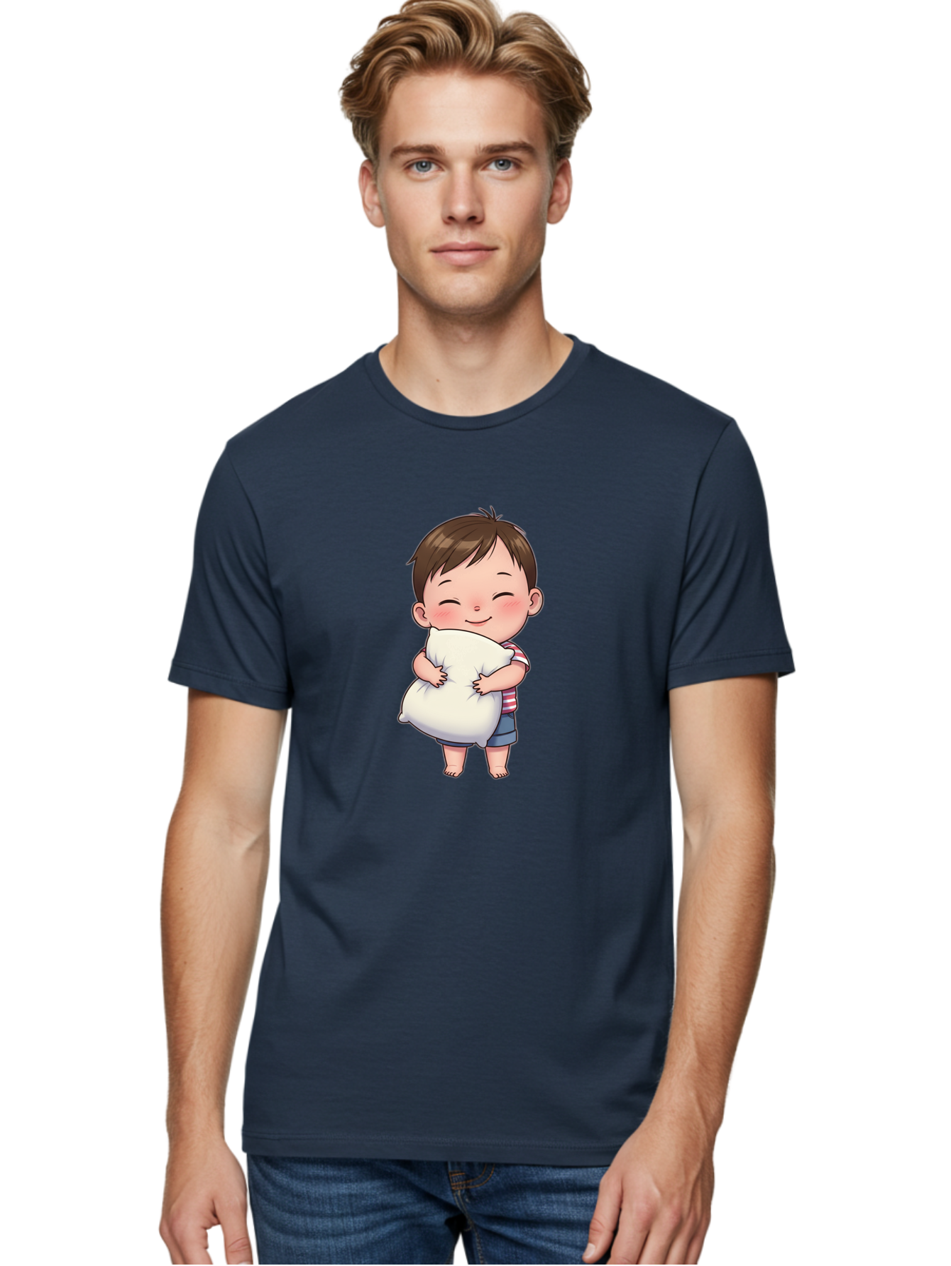 Boy-Hugging-Pillow Men'S Graphic Tee, 100% Cotton, Comfortable Casual Summer Wear, Machine Washable, Vintage Camera, Old Camera, Antique Camera, Black Camera, Classic Photography, Photography Equipment, Nostalgic Device, Film Camera, Bak106
