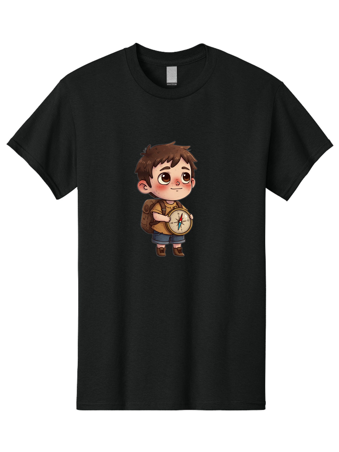 Boy-With-Compass Men'S Graphic Tee, 100% Cotton, Comfortable Casual Summer Wear, Machine Washable, Vintage Camera, Old Camera, Antique Camera, Black Camera, Classic Photography, Photography Equipment, Nostalgic Device, Film Camera, Camera Art Bak107