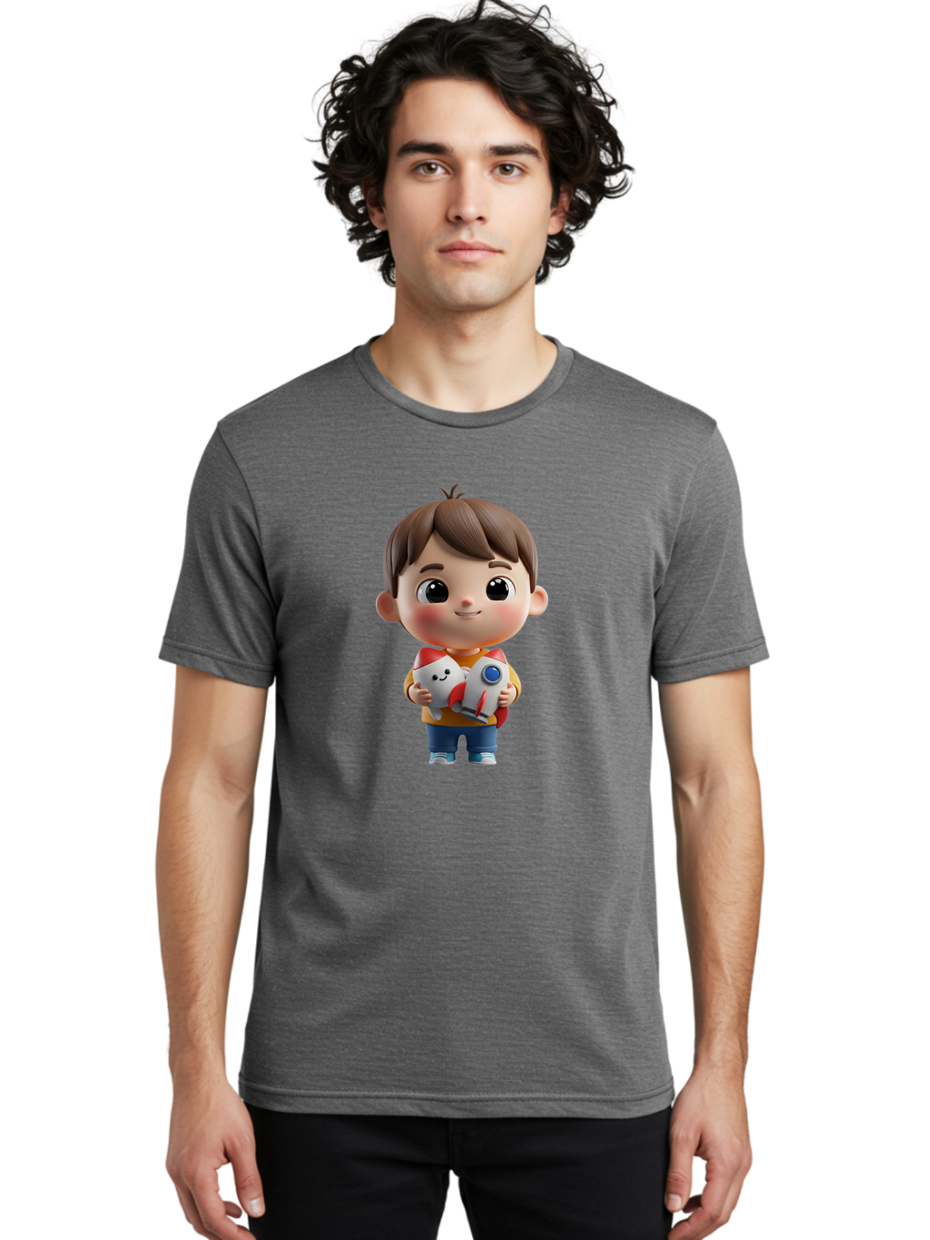 Boy-With-Rocket Men'S Graphic Tee, 100% Cotton, Comfortable Casual Summer Wear, Machine Washable, Vintage Camera, Old Camera, Antique Camera, Black Camera, Classic Photography, Photography Equipment, Nostalgic Device, Film Camera, Camera Art Bak108