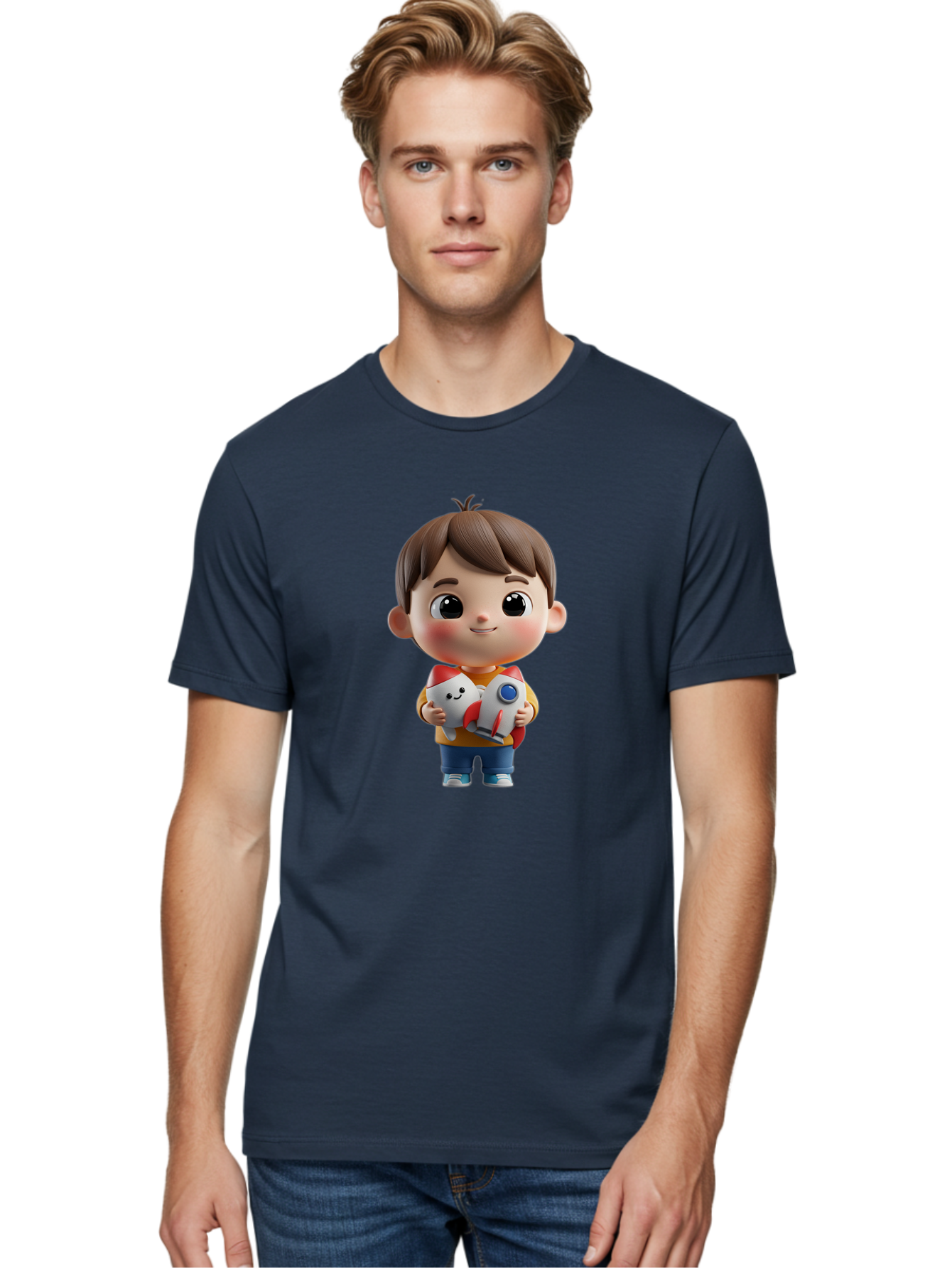 Boy-With-Rocket Men'S Graphic Tee, 100% Cotton, Comfortable Casual Summer Wear, Machine Washable, Vintage Camera, Old Camera, Antique Camera, Black Camera, Classic Photography, Photography Equipment, Nostalgic Device, Film Camera, Camera Art Bak108
