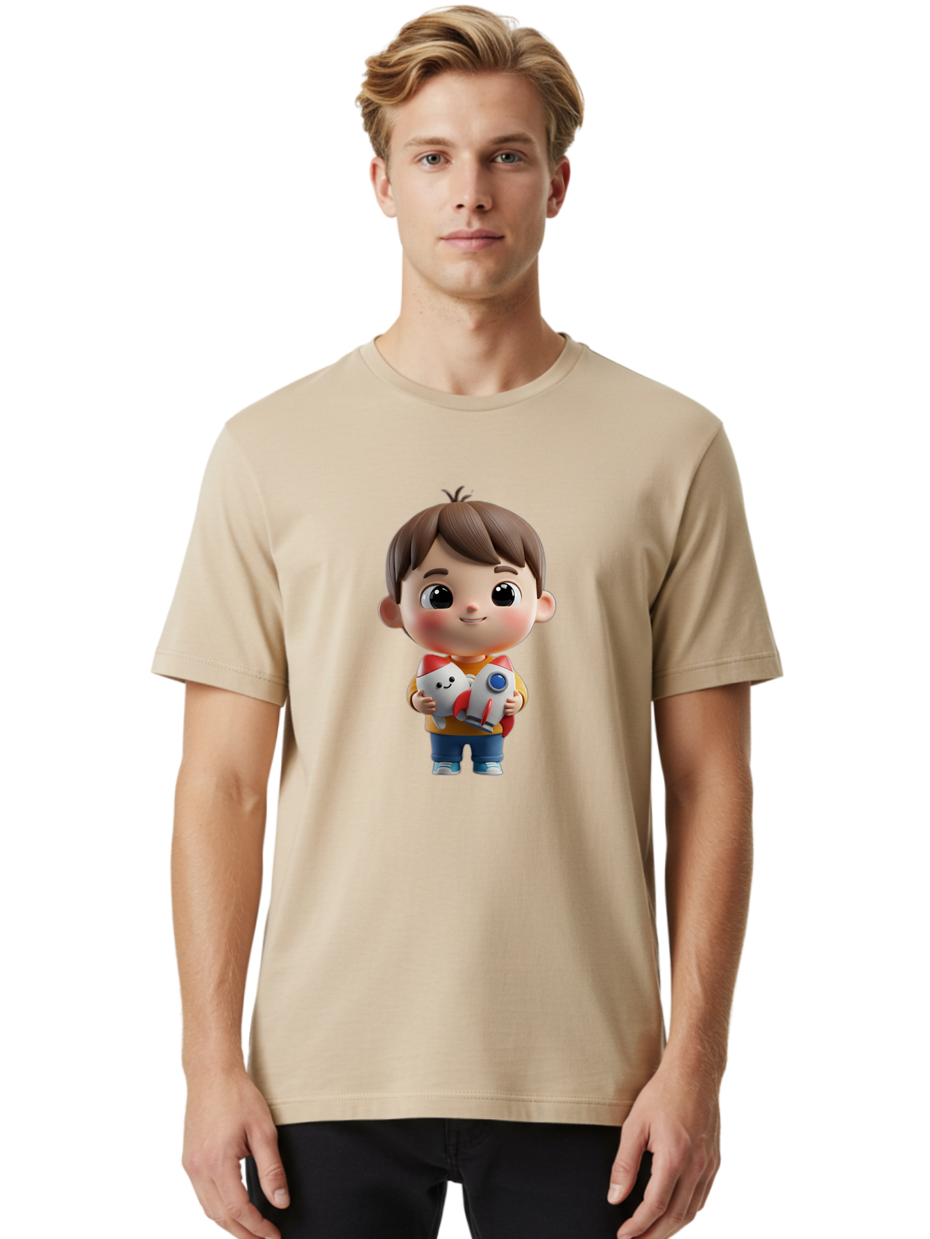 Boy-With-Rocket Men'S Graphic Tee, 100% Cotton, Comfortable Casual Summer Wear, Machine Washable, Vintage Camera, Old Camera, Antique Camera, Black Camera, Classic Photography, Photography Equipment, Nostalgic Device, Film Camera, Camera Art Bak108